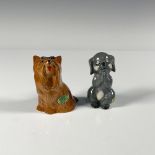 2pc Beswick Figurines, Yorkshire Terrier and Praying Dog