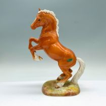 Beswick Ceramic Horse Figurine, Welsh Cob Rearing 1014
