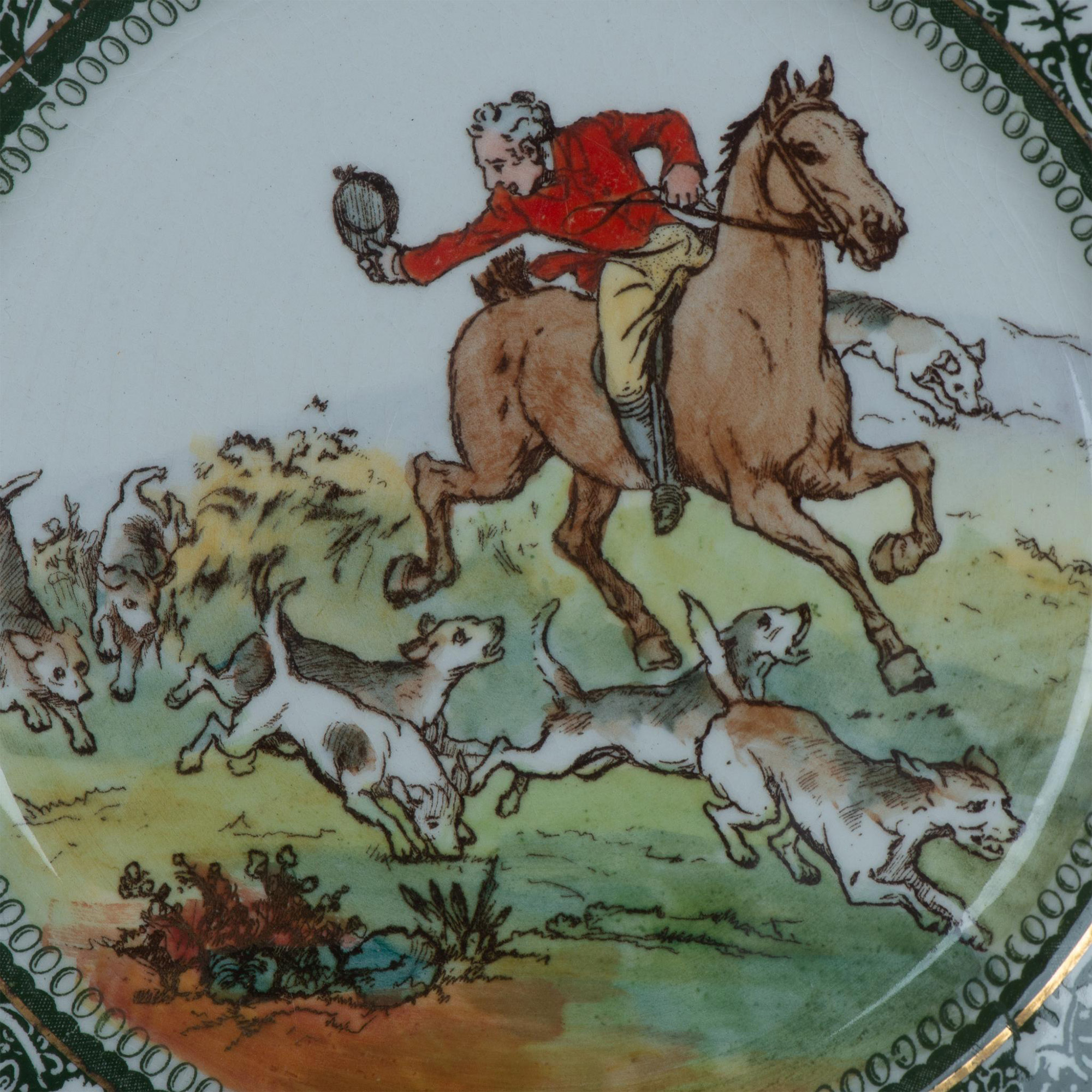 Pair of Royal Doulton Hunting Morland Seriesware Plates - Image 7 of 8