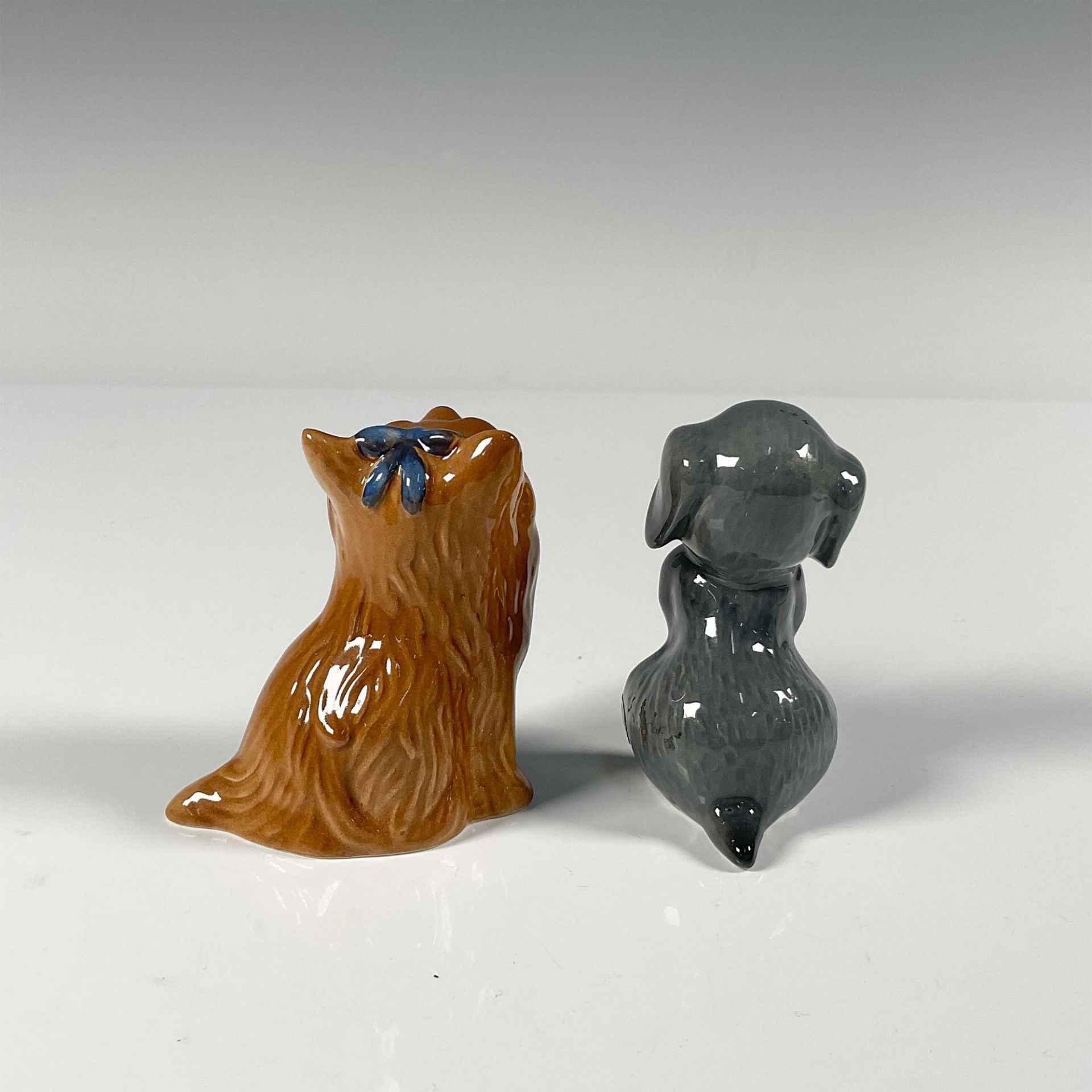 2pc Beswick Figurines, Yorkshire Terrier and Praying Dog - Bild 2 aus 3