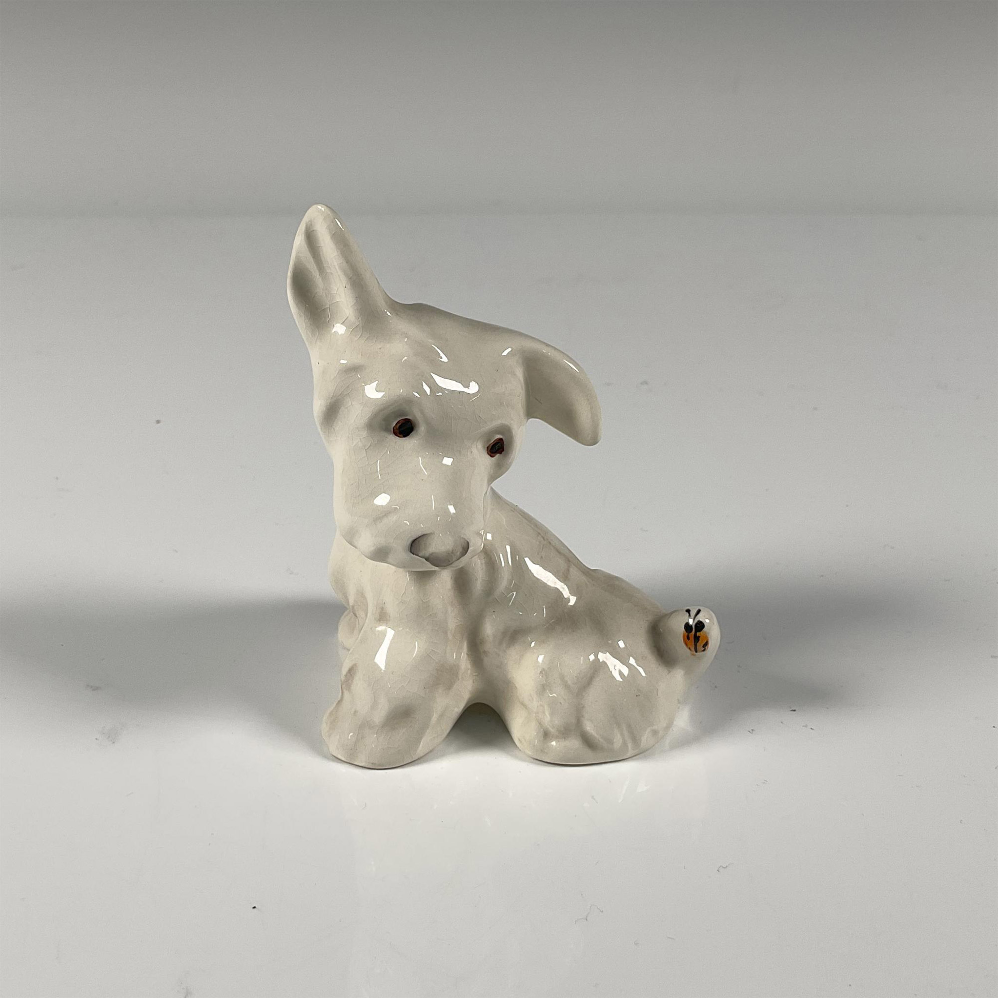 Beswick Ceramic Figurine, Scottish Terrier and Lady Bug