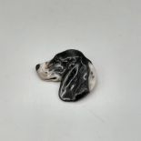 Royal Doulton Large Dog Head Brooch, Cocker Spaniel