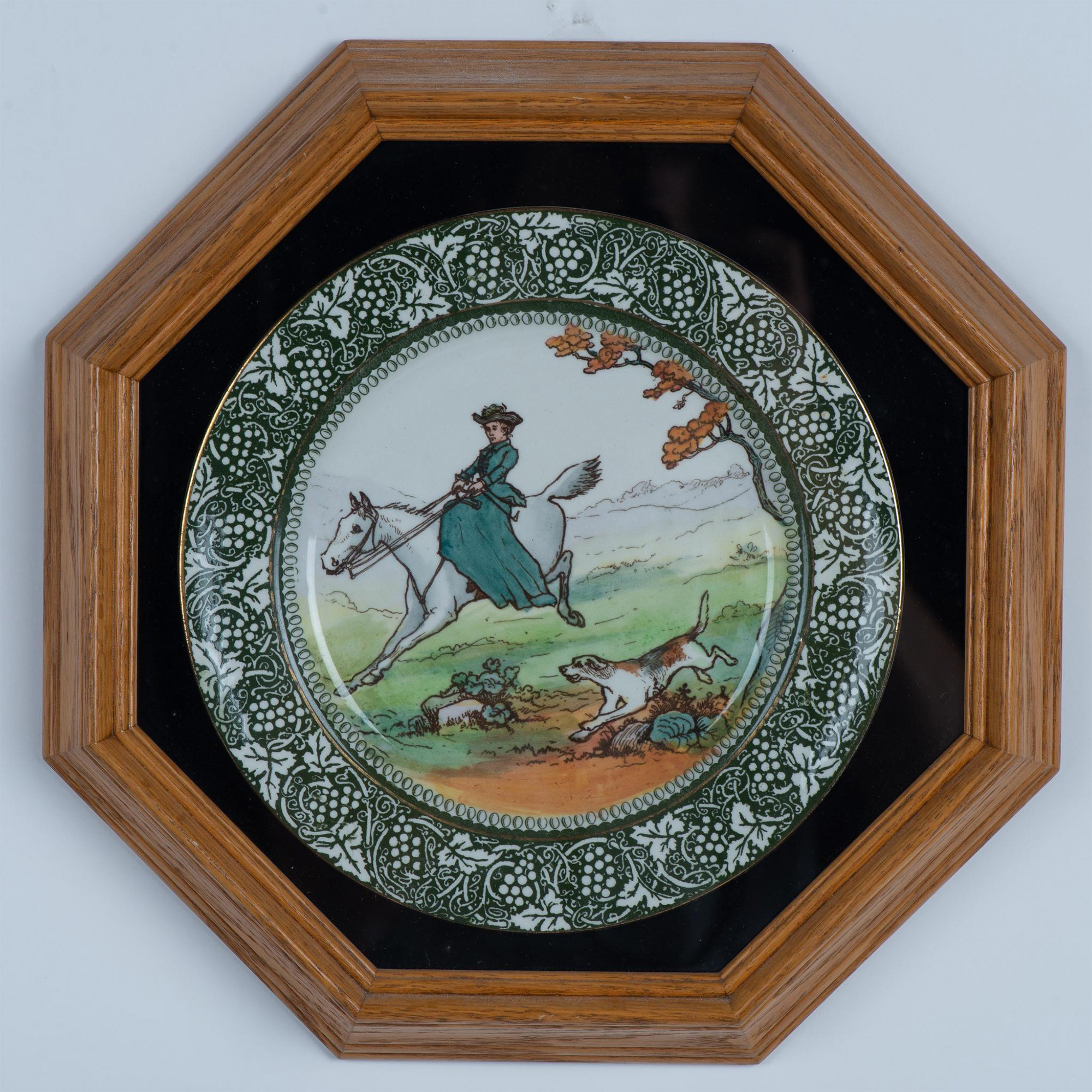 Pair of Royal Doulton Hunting Morland Seriesware Plates - Bild 6 aus 9