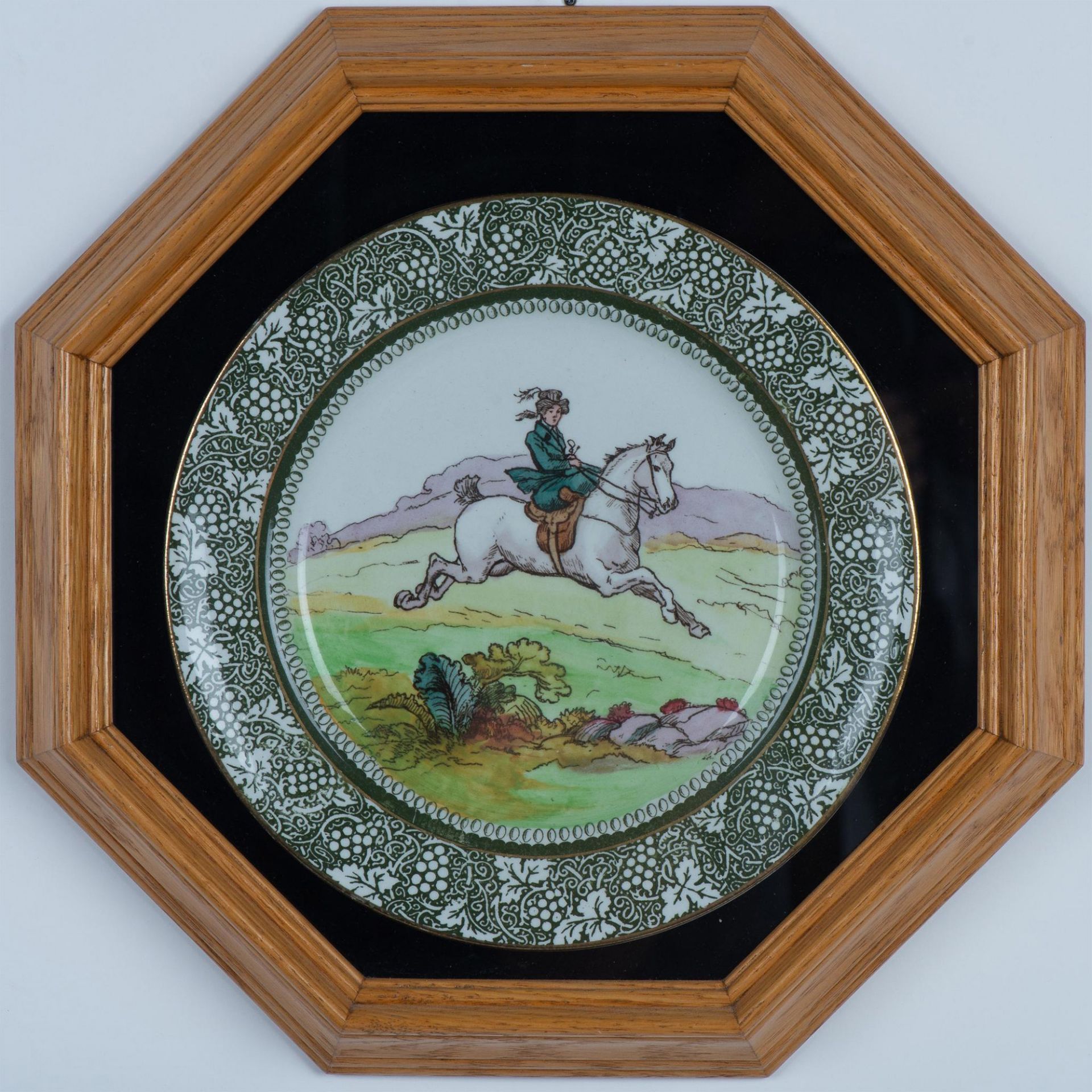 Pair of Royal Doulton Hunting Morland Seriesware Plates - Bild 2 aus 9