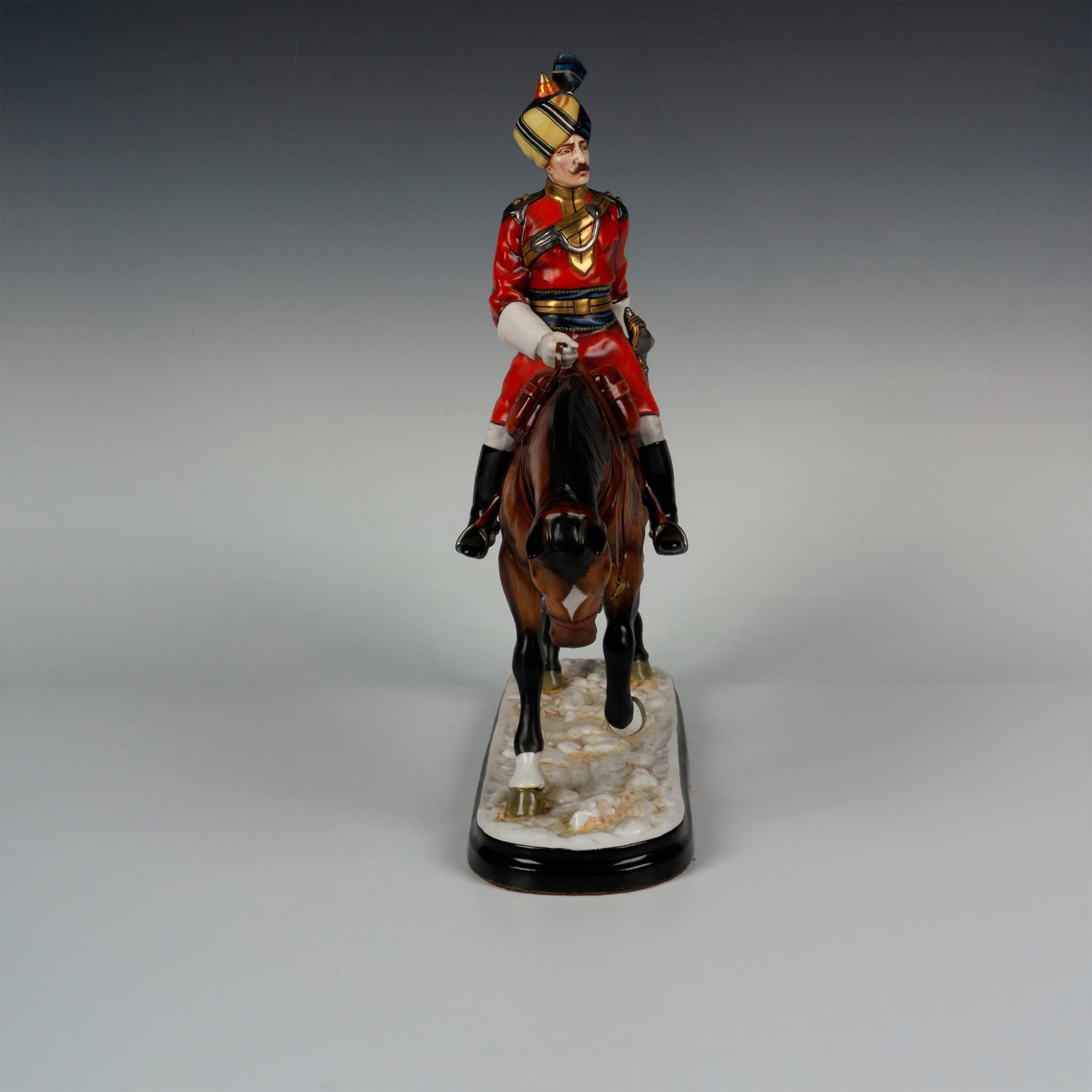 Michael Sutty Porcelain Sculpture, 18th Bengal Lancers - Image 5 of 7