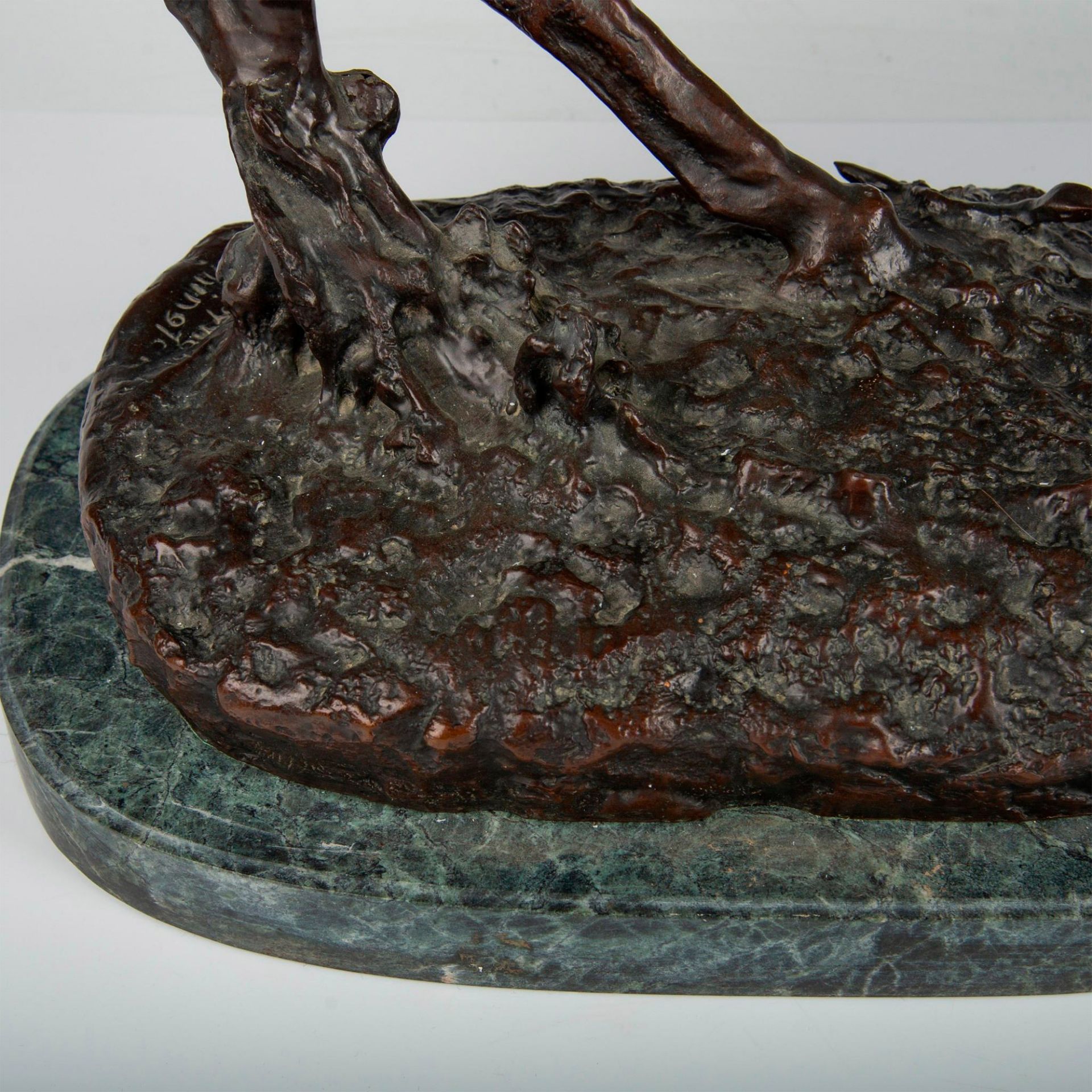 After Frederic Remington Bronze Sculpture, Rattlesnake - Bild 6 aus 8