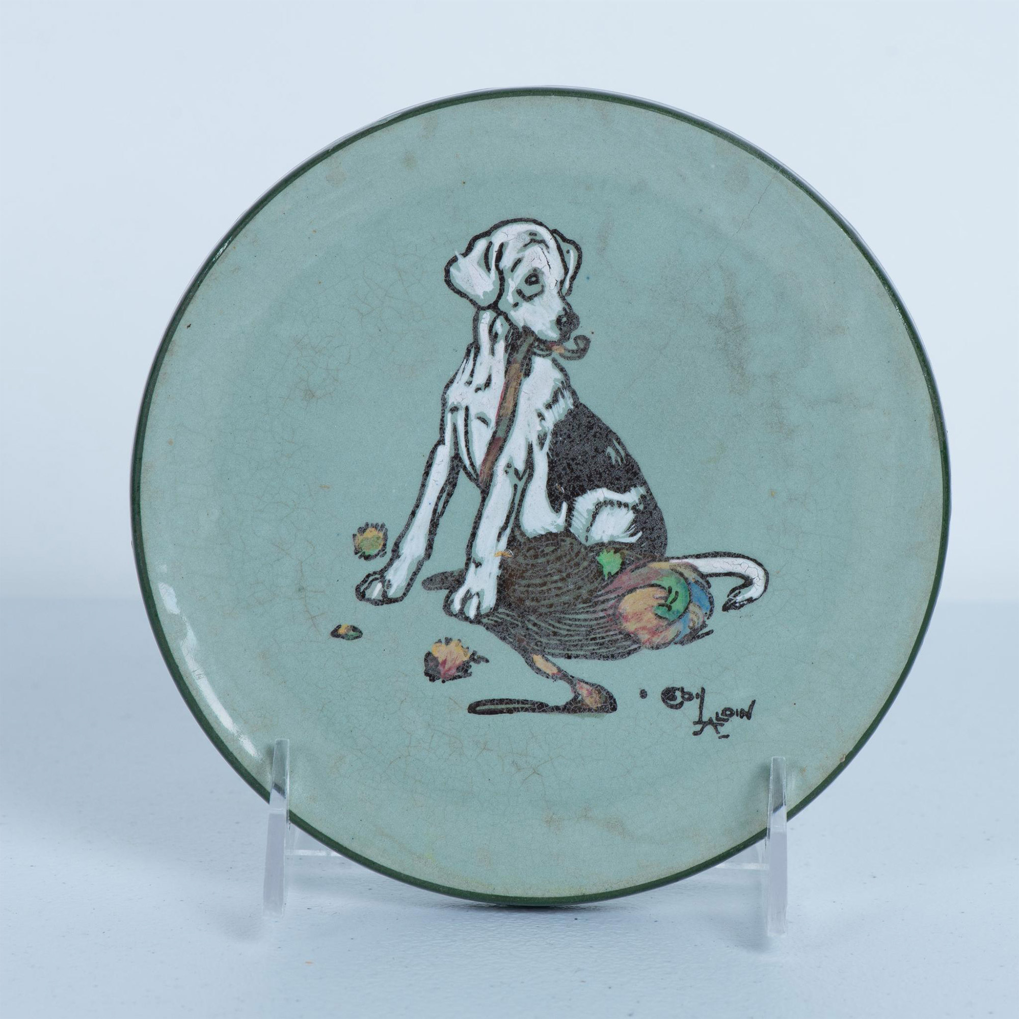 2pc Royal Doulton Cecil Aldin Seriesware - Dog Plaques - Image 6 of 11