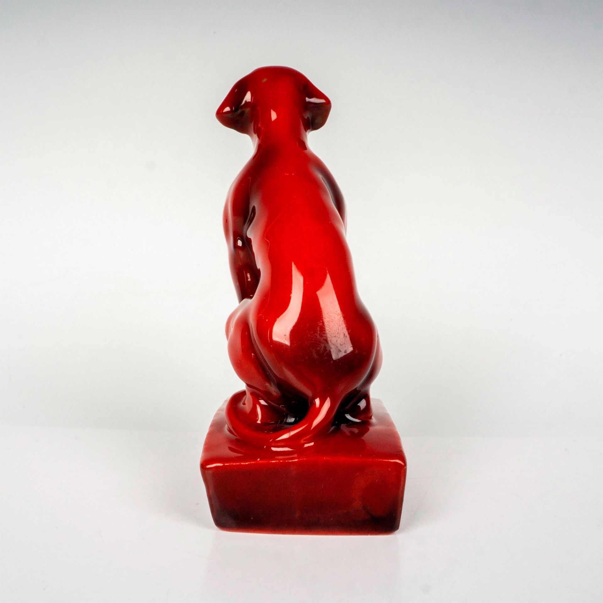 Royal Doulton Flambe Figurine, Seated Foxhound - Image 2 of 3