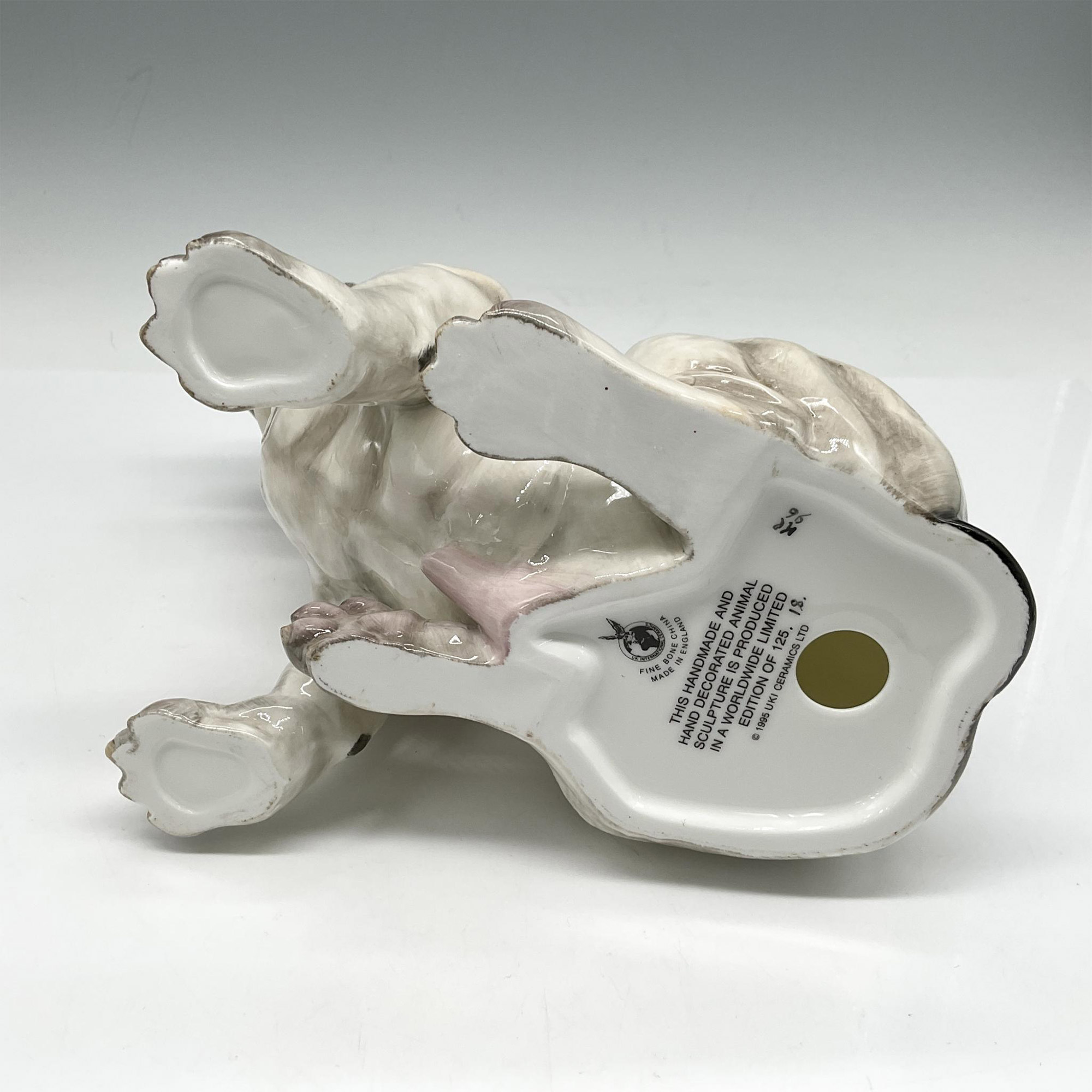 UKI Ceramics Ltd. Bone China Figurine, Bulldog Black & White - Image 5 of 5