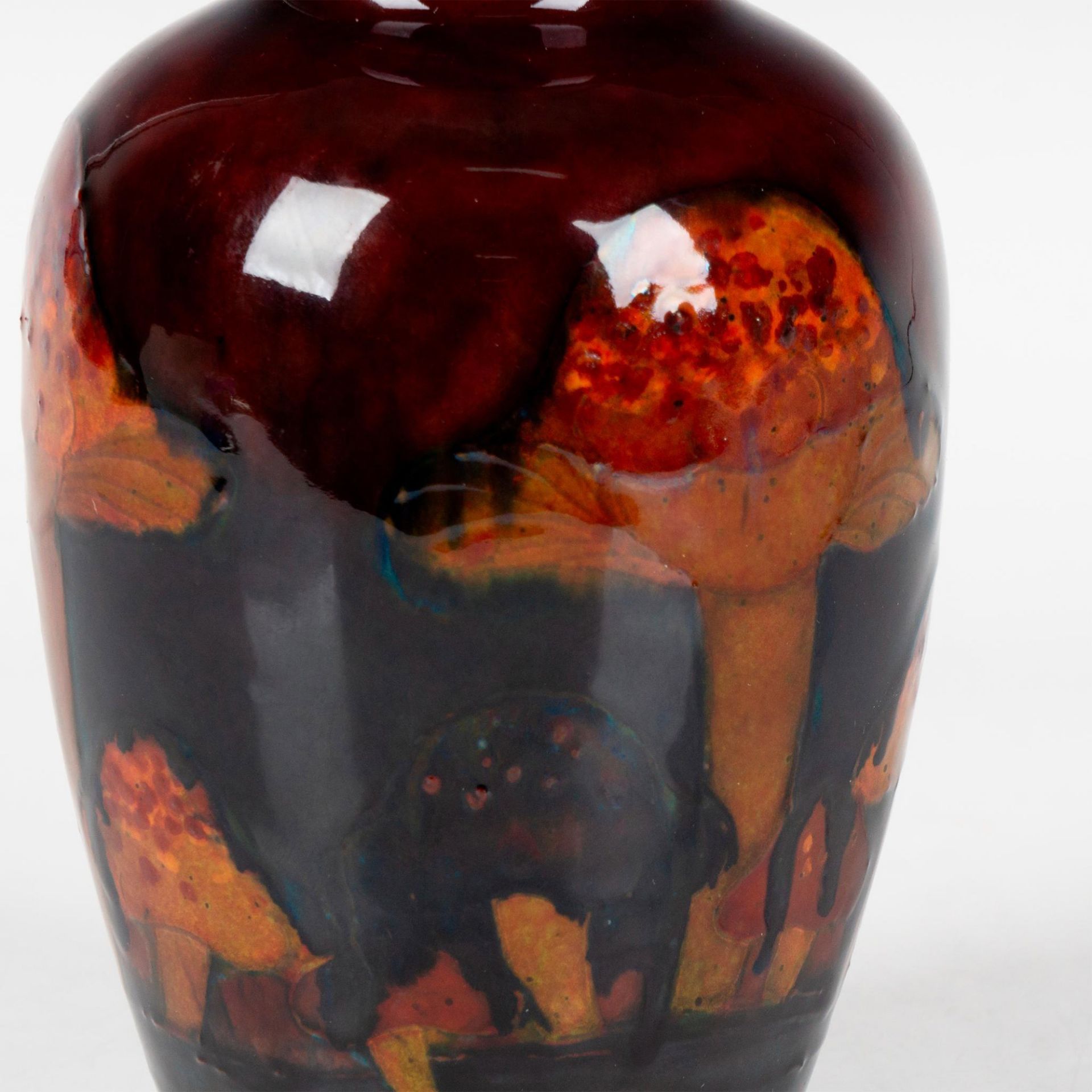 Moorcroft Mushroom, Toadstools Vase, Claremont - Image 3 of 5