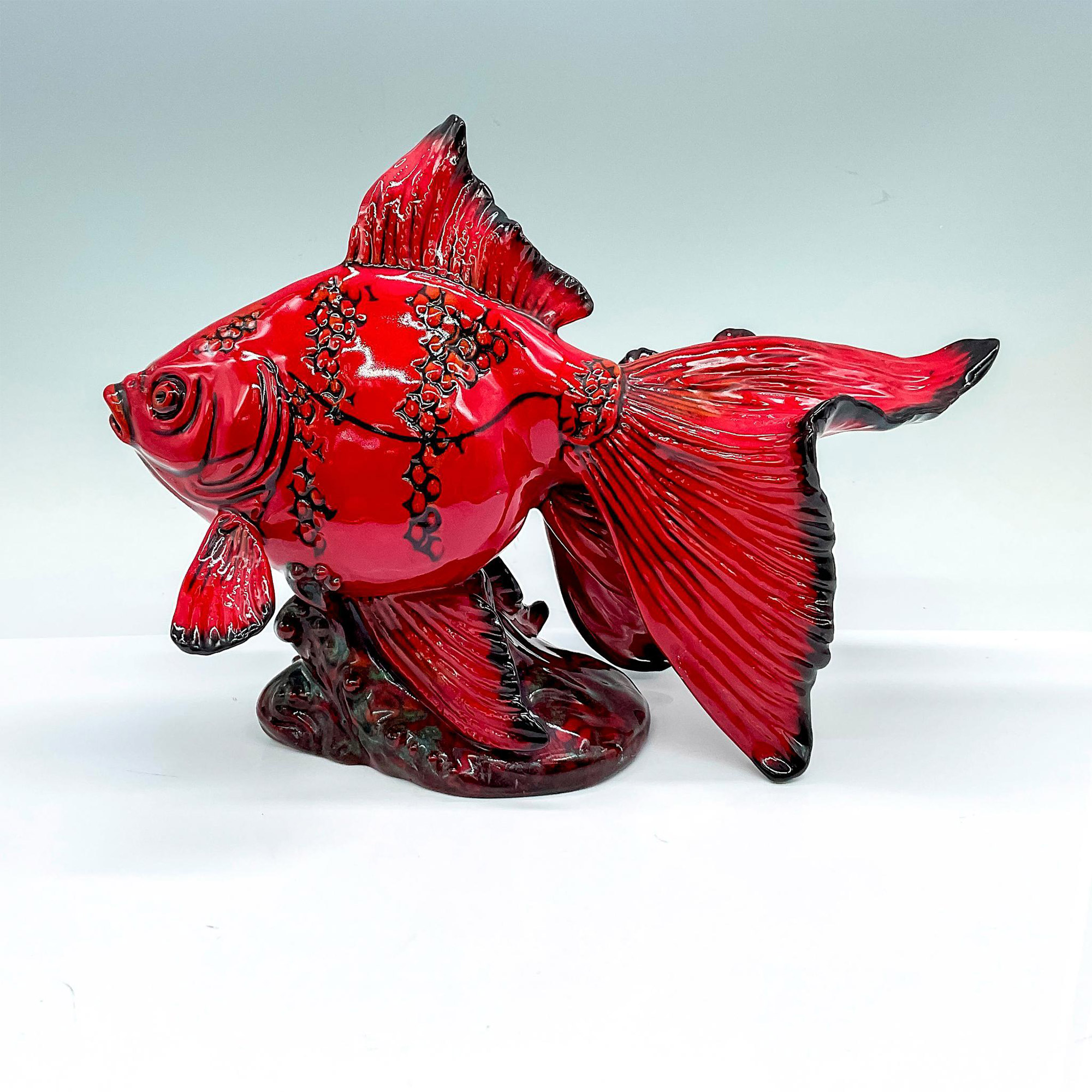 Royal Doulton Flambe Figurine, Gansu Fish BA39 - Bild 2 aus 3