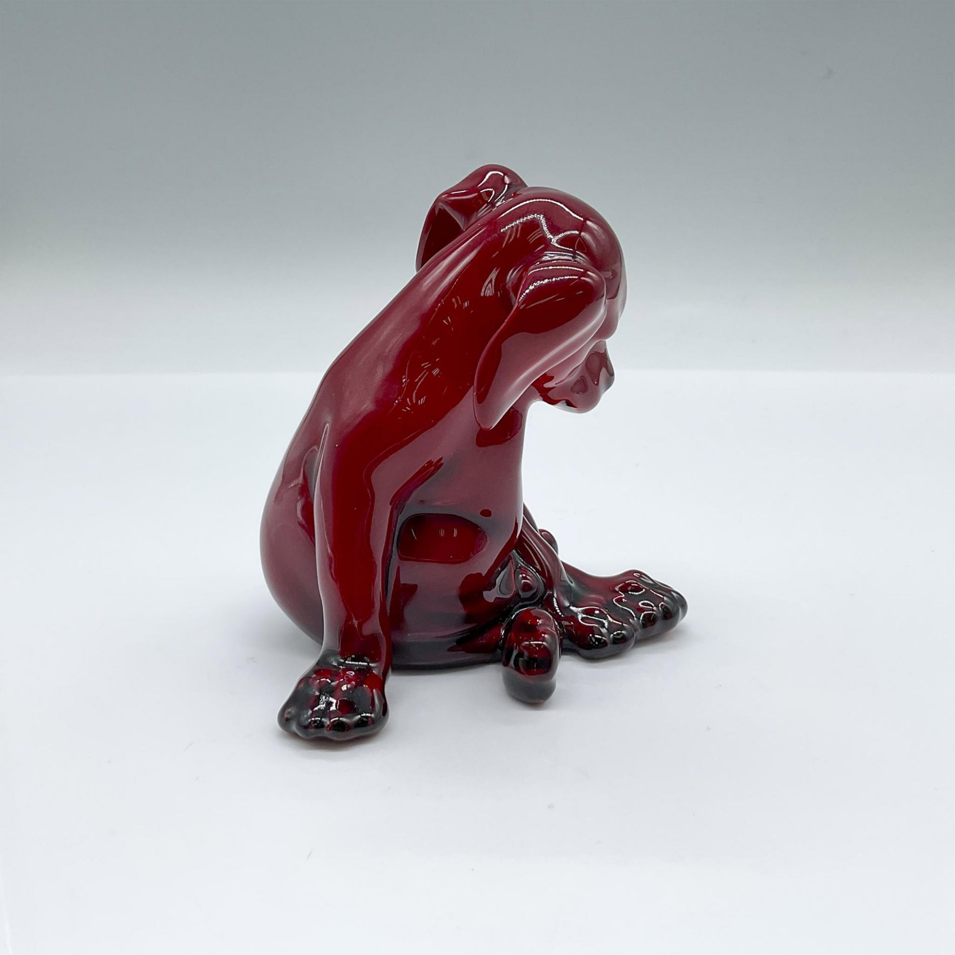 Royal Doulton Flambe Figurine, Puppy - Seated HN128 - Image 2 of 4