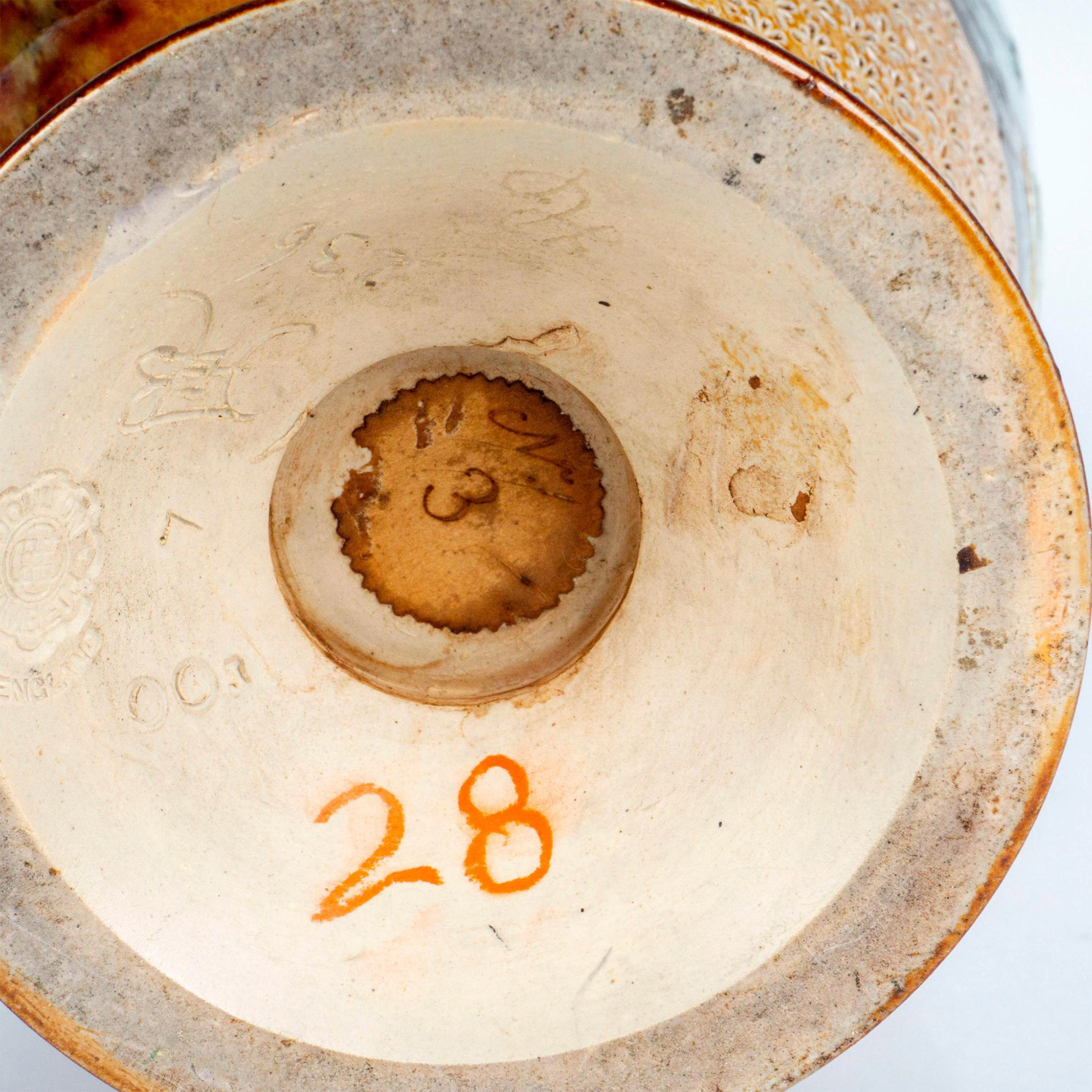 Doulton Lambeth Florence Barlow Stoneware Bird Vase - Image 5 of 5