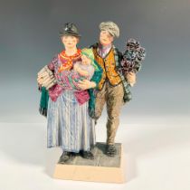 Charles Vyse Pottery Figure, The Gypsies