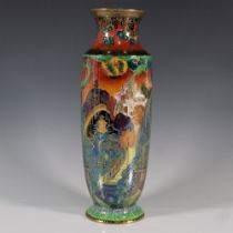 Wedgwood Fairyland Lustre Vase, Torches and Tree Serpent Z5360