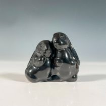 Royal Doulton Unrecorded Colorway Figurine, Rabbits HN209