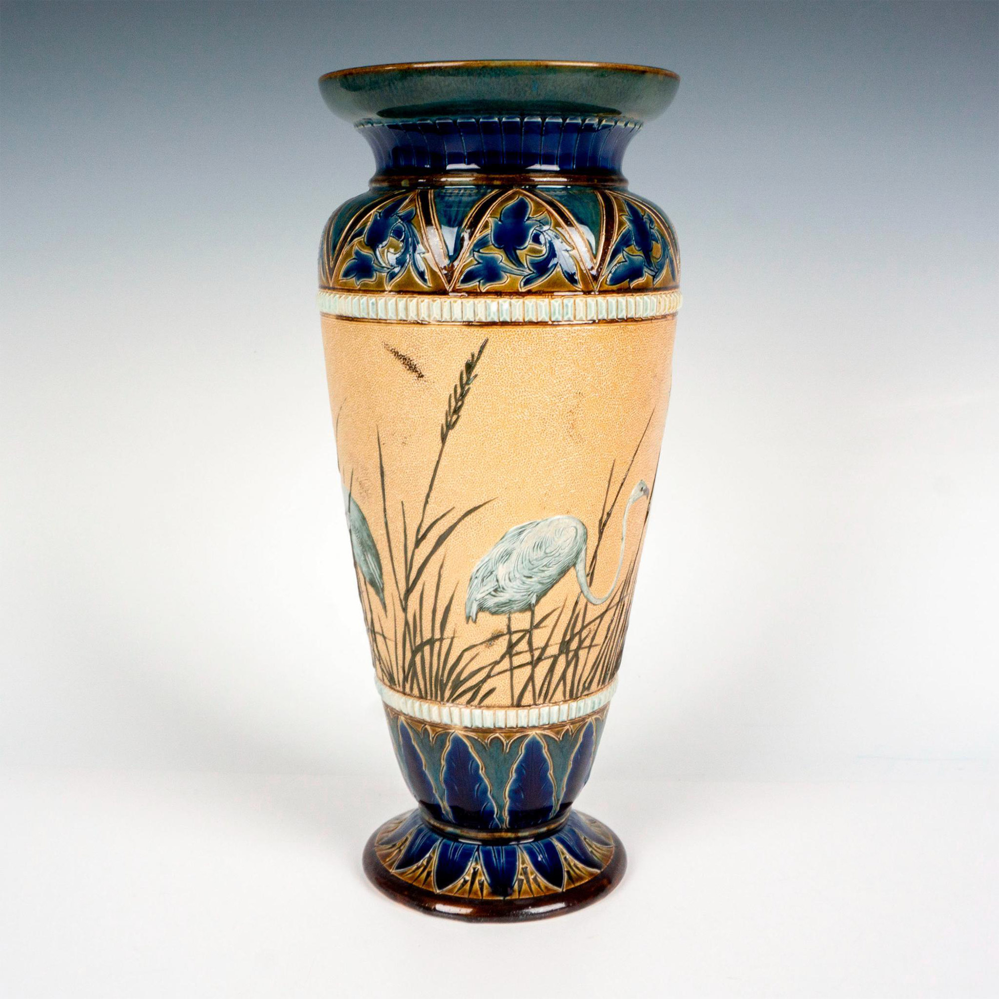 Doulton Lambeth Florence Barlow Stoneware Birds Vase - Image 3 of 4