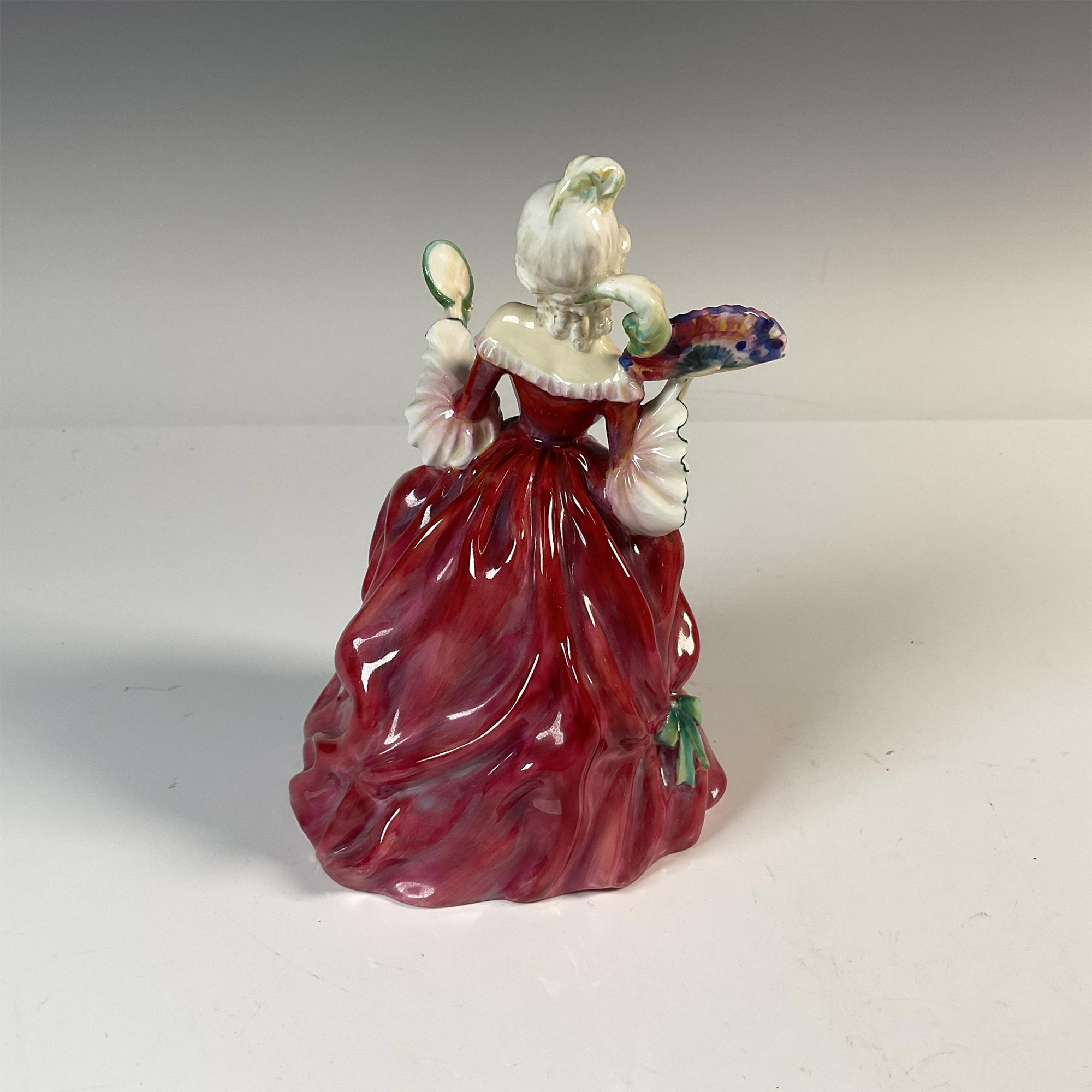 Lady with Fan and Mirror Prototype - Royal Doulton Figurine - Bild 2 aus 3