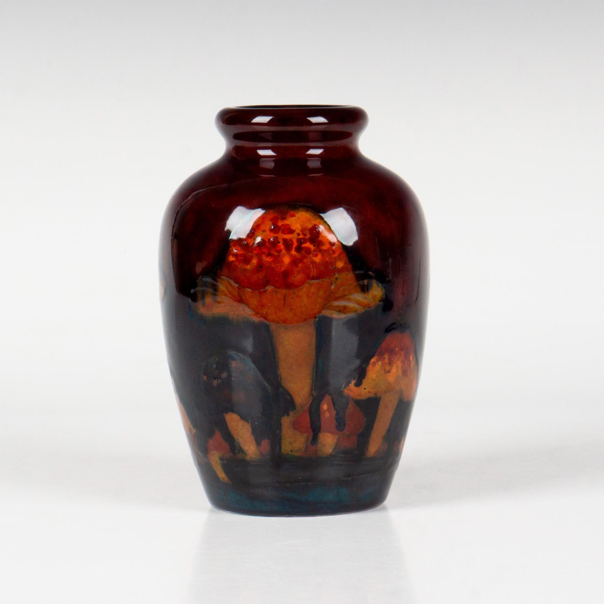 Moorcroft Mushroom, Toadstools Vase, Claremont