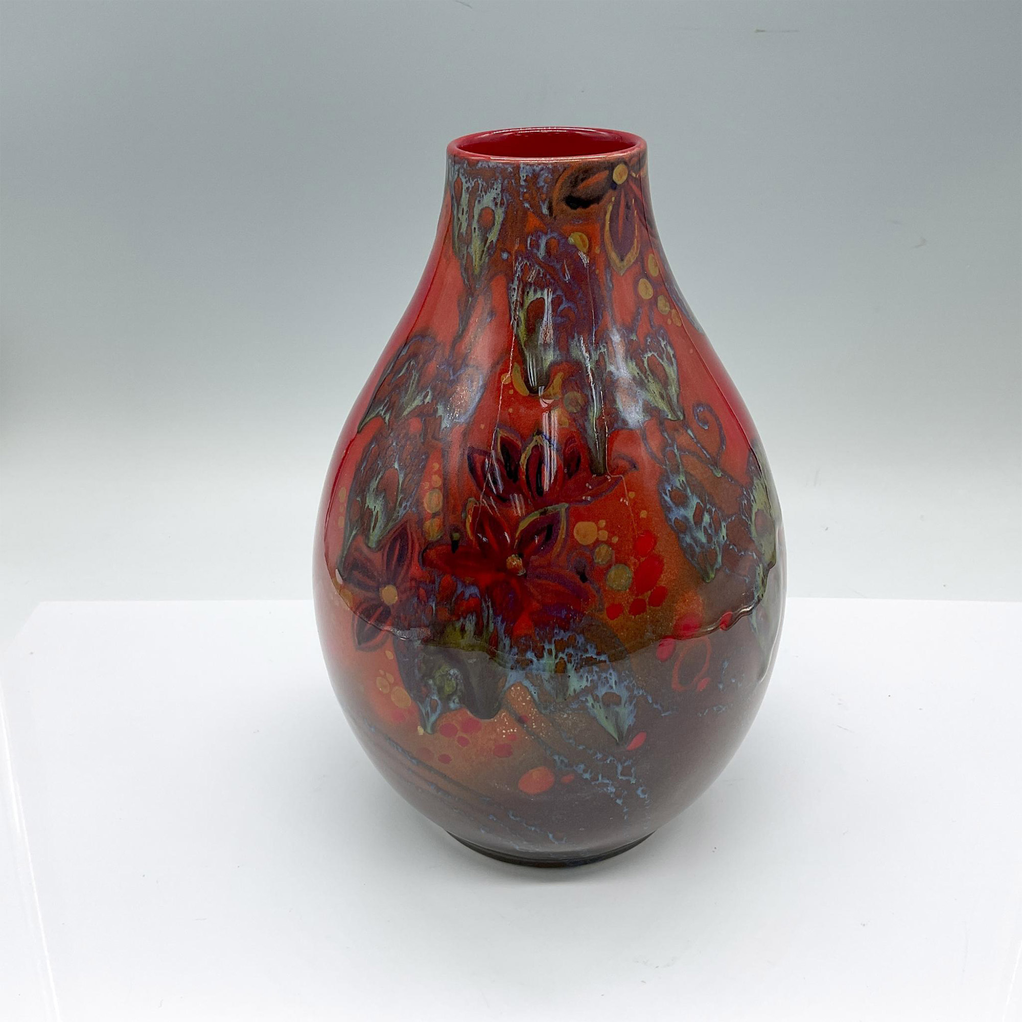 Royal Doulton Sung Ware Flambe Vase - Image 3 of 4