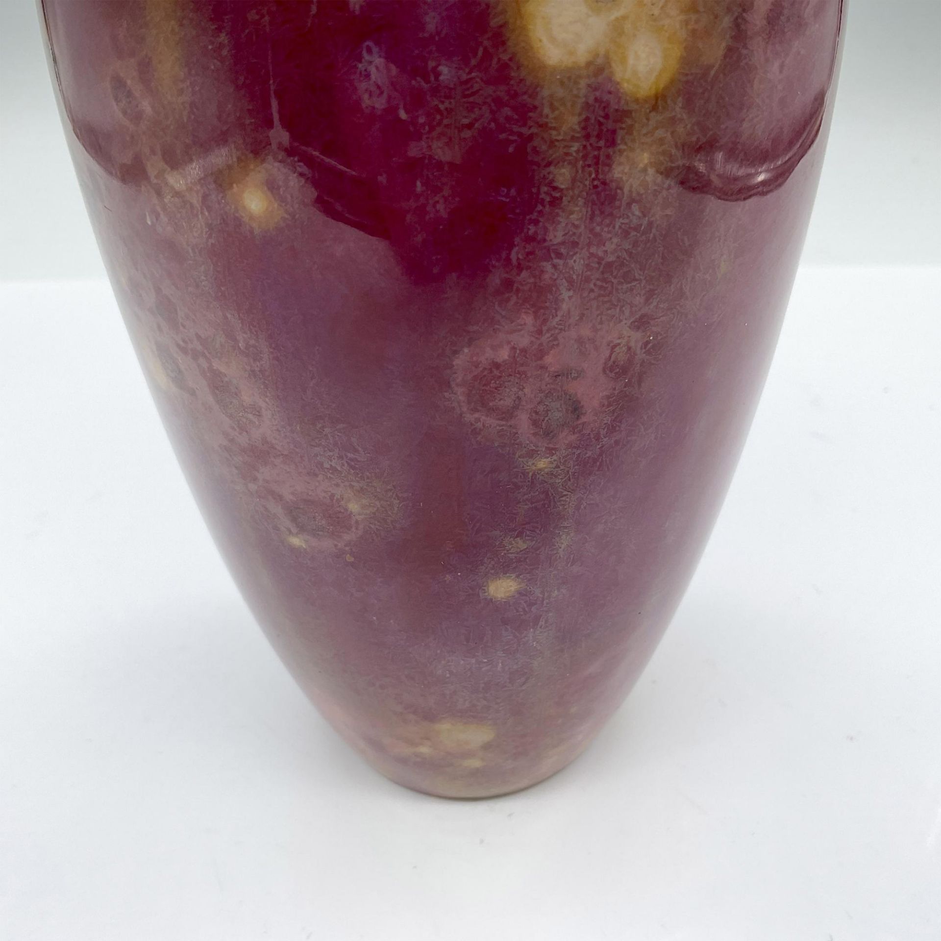 Royal Doulton Flambe Mottled Vase - Bild 4 aus 6