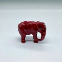 Bernard Moore Pottery Flambe Elephant Figurine