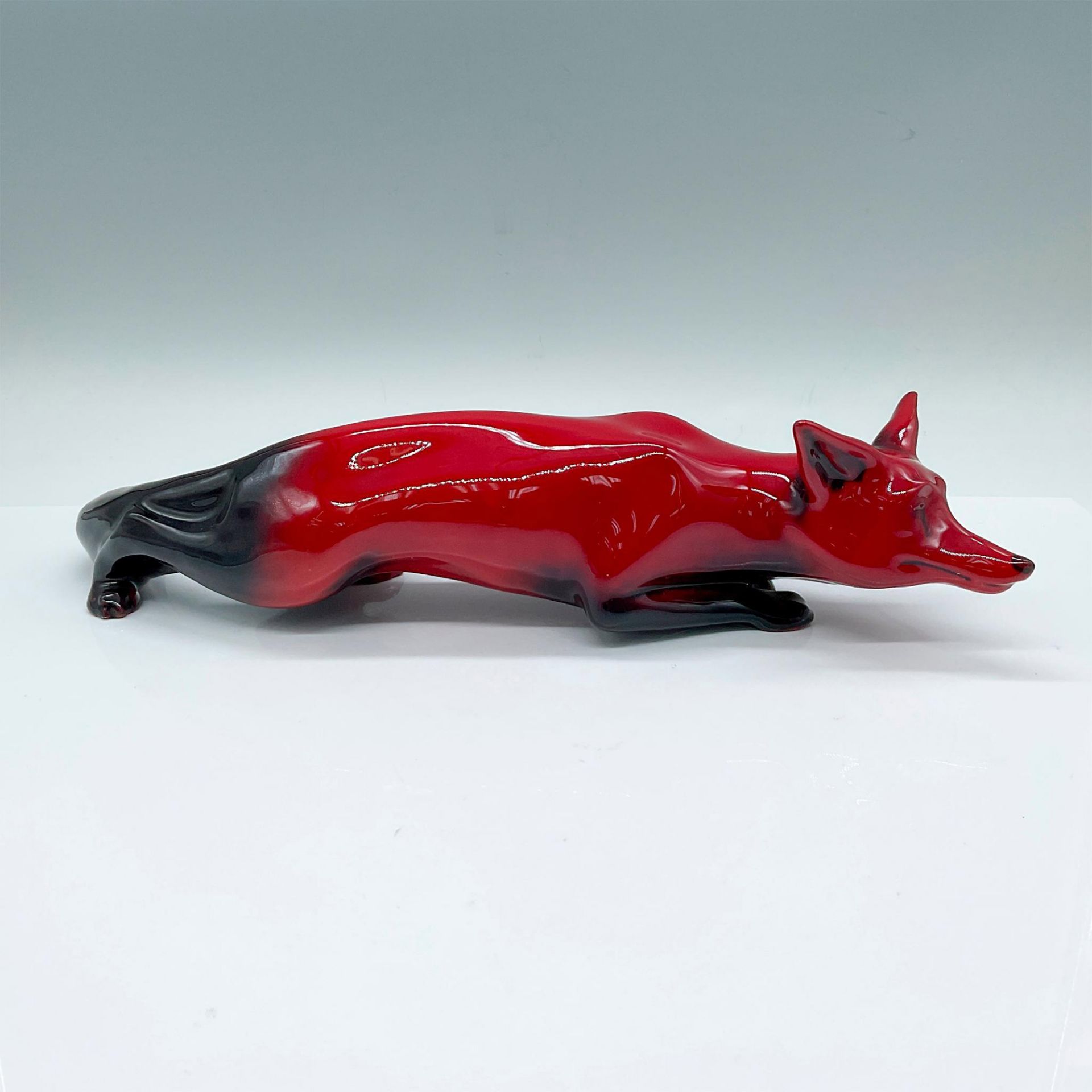 Royal Doulton Flambe Figurine, Fox Stalking - Large HN147A