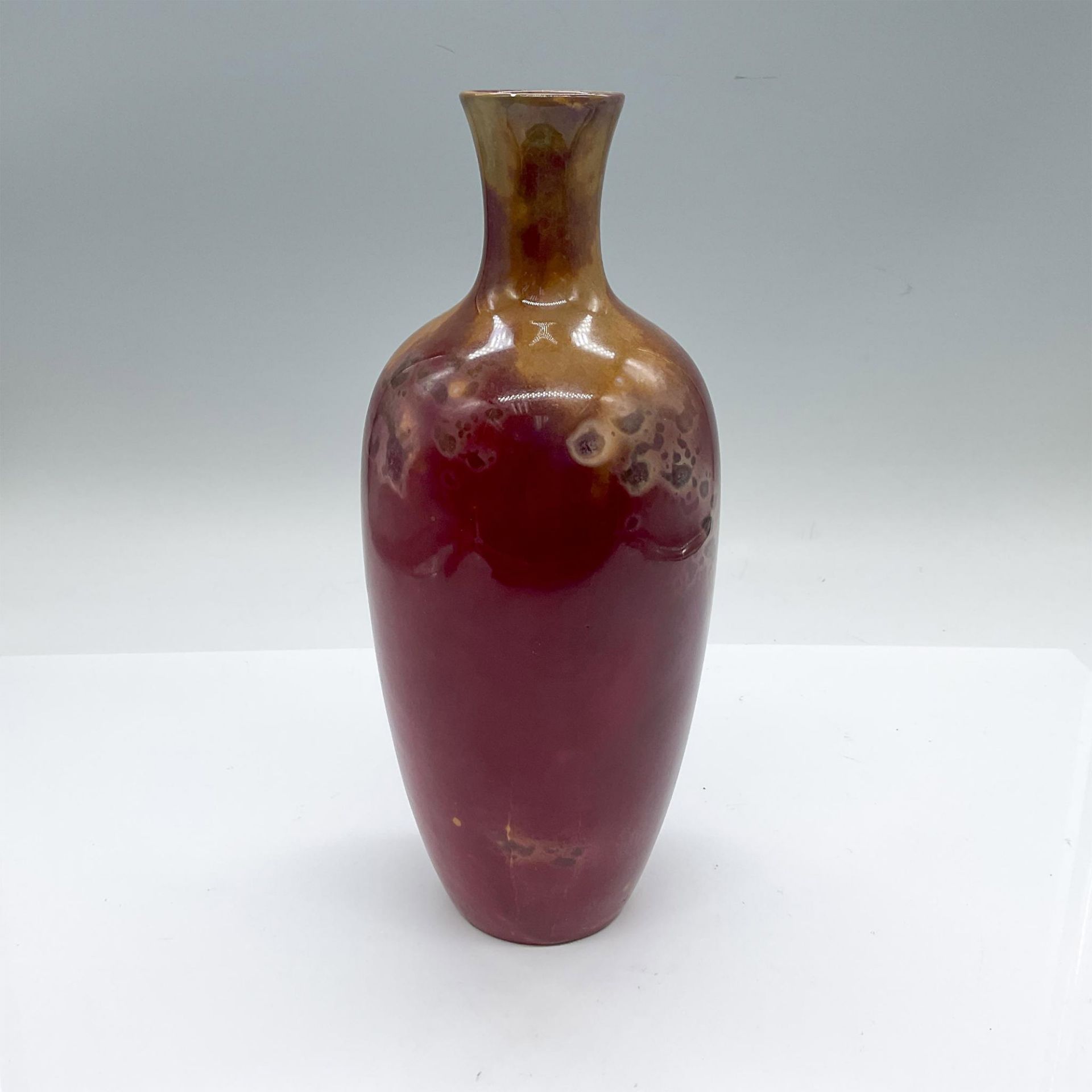 Royal Doulton Flambe Mottled Vase - Bild 3 aus 6