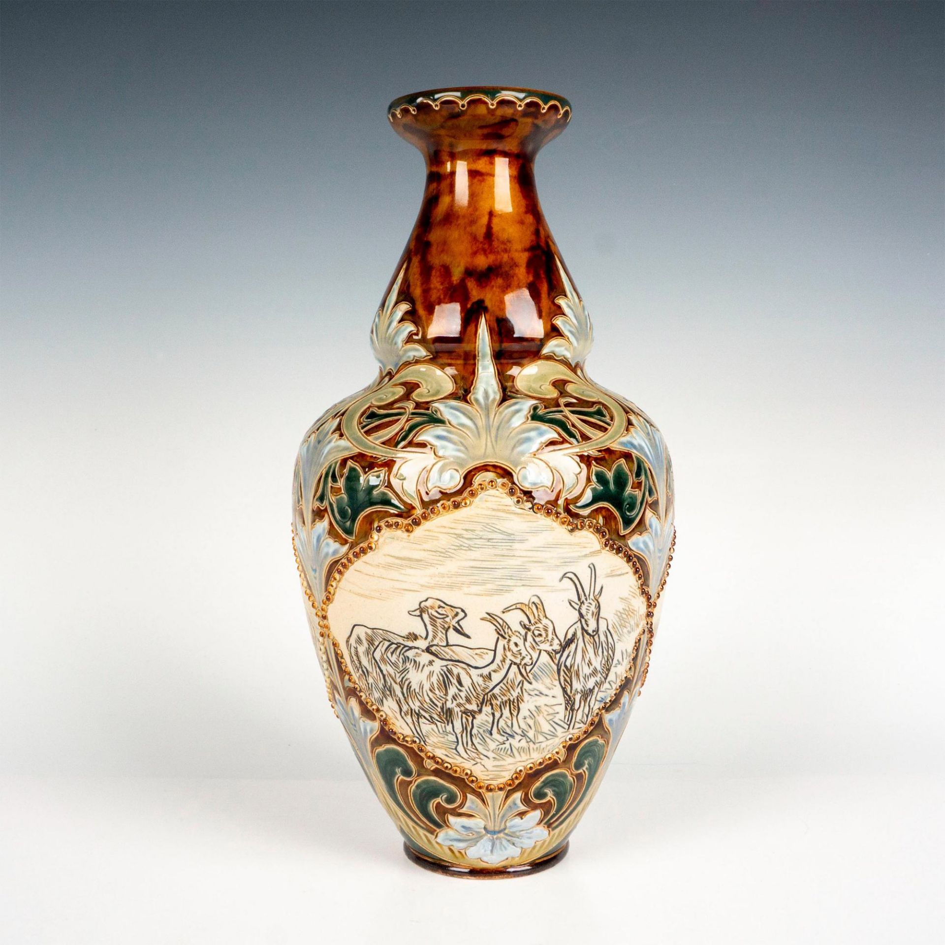 Doulton Lambeth Hannah Barlow Stoneware Vase