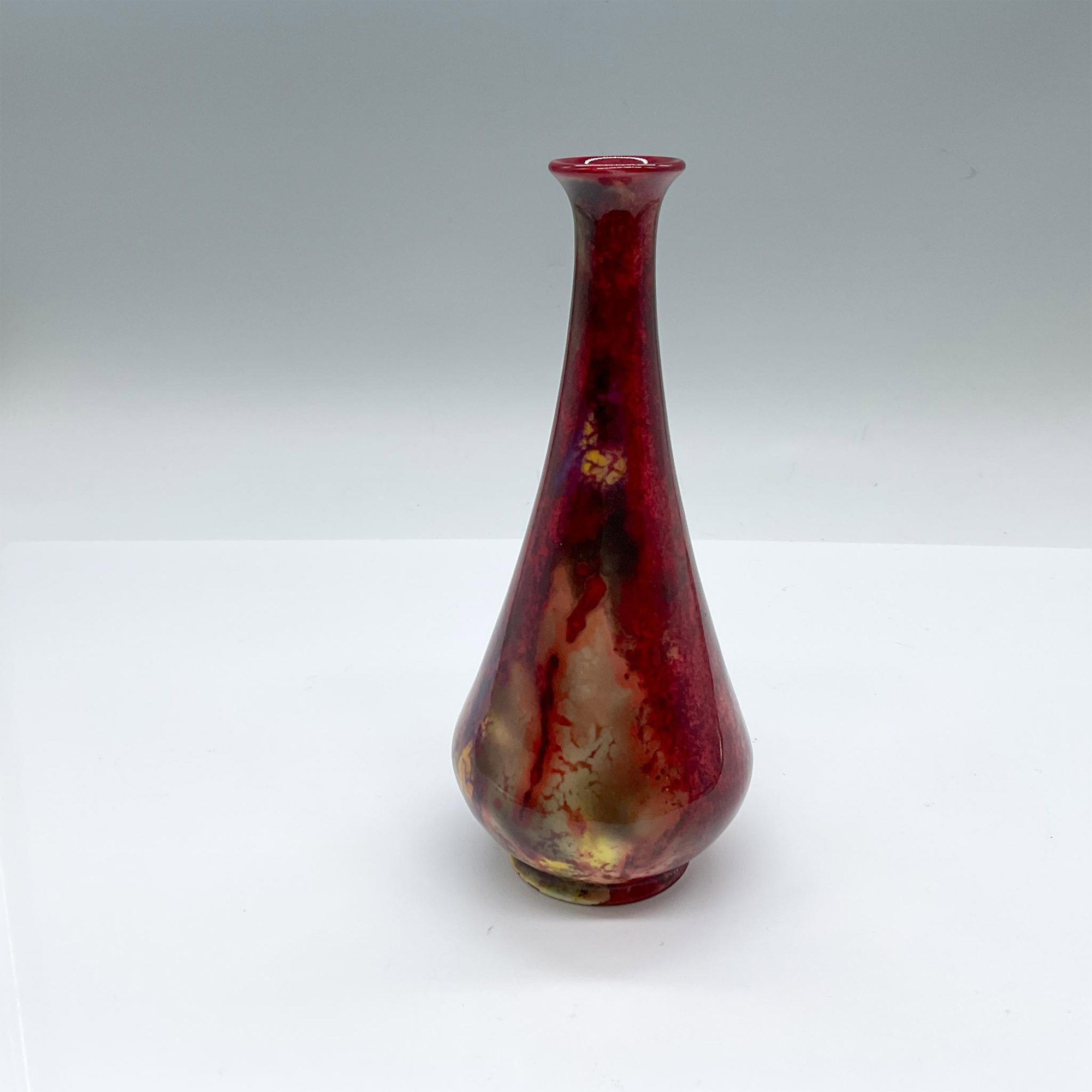 Royal Doulton Small Flambe Mottled Vase - Image 2 of 3