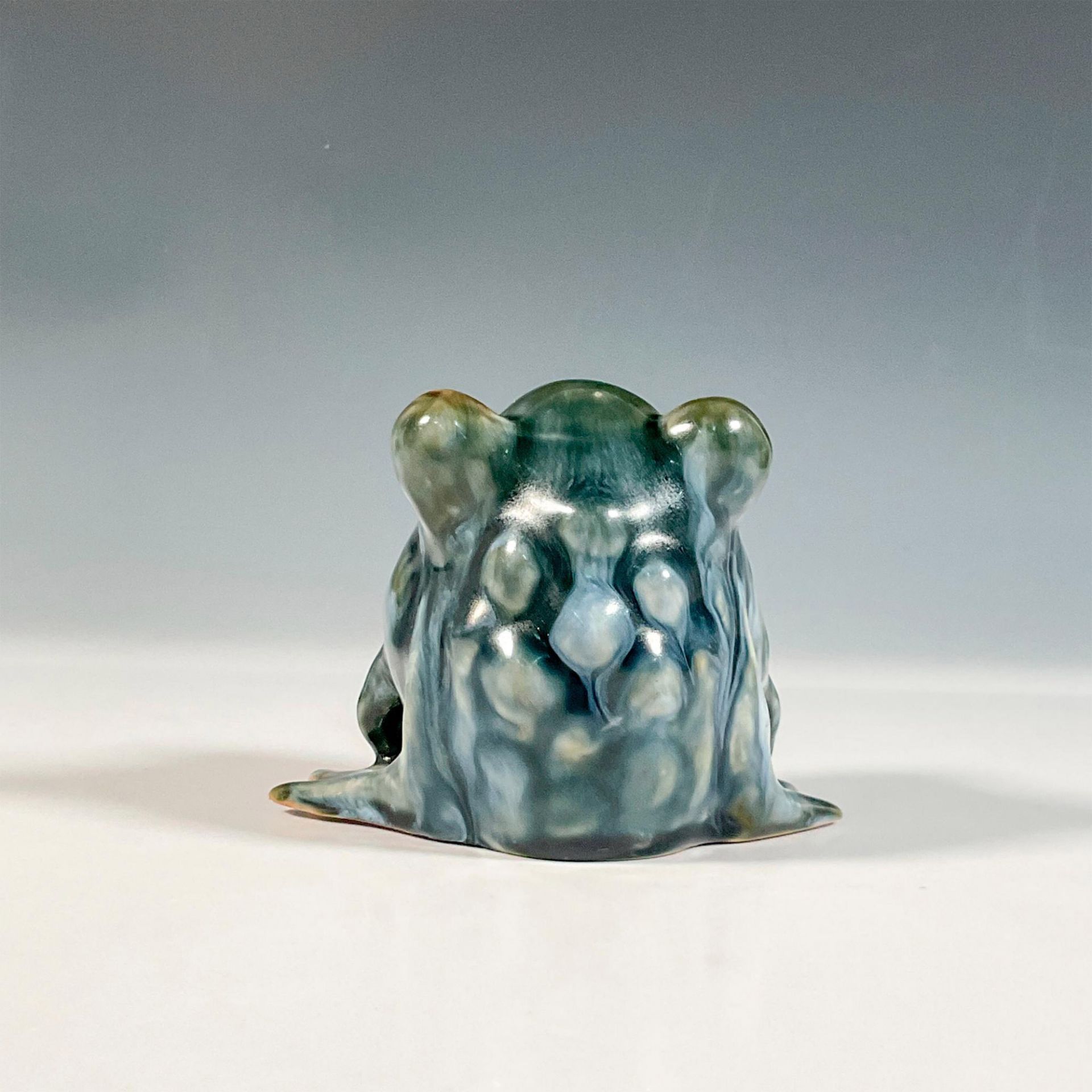 Doulton Lambeth Stoneware Spoon Warmer, Very Rare Frog with Open Mouth - Bild 3 aus 4