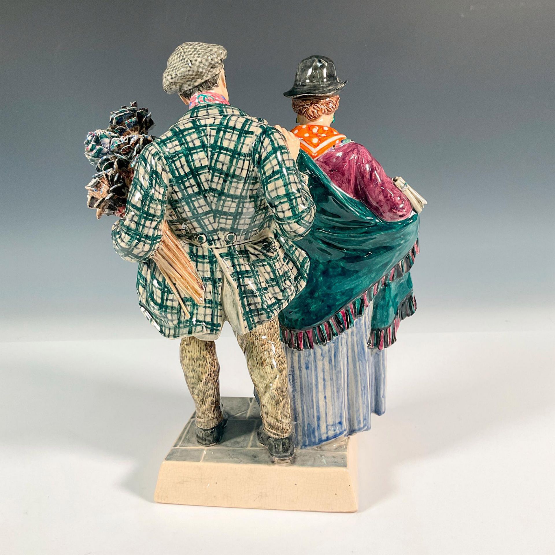 Charles Vyse Pottery Figure, The Gypsies - Bild 2 aus 4