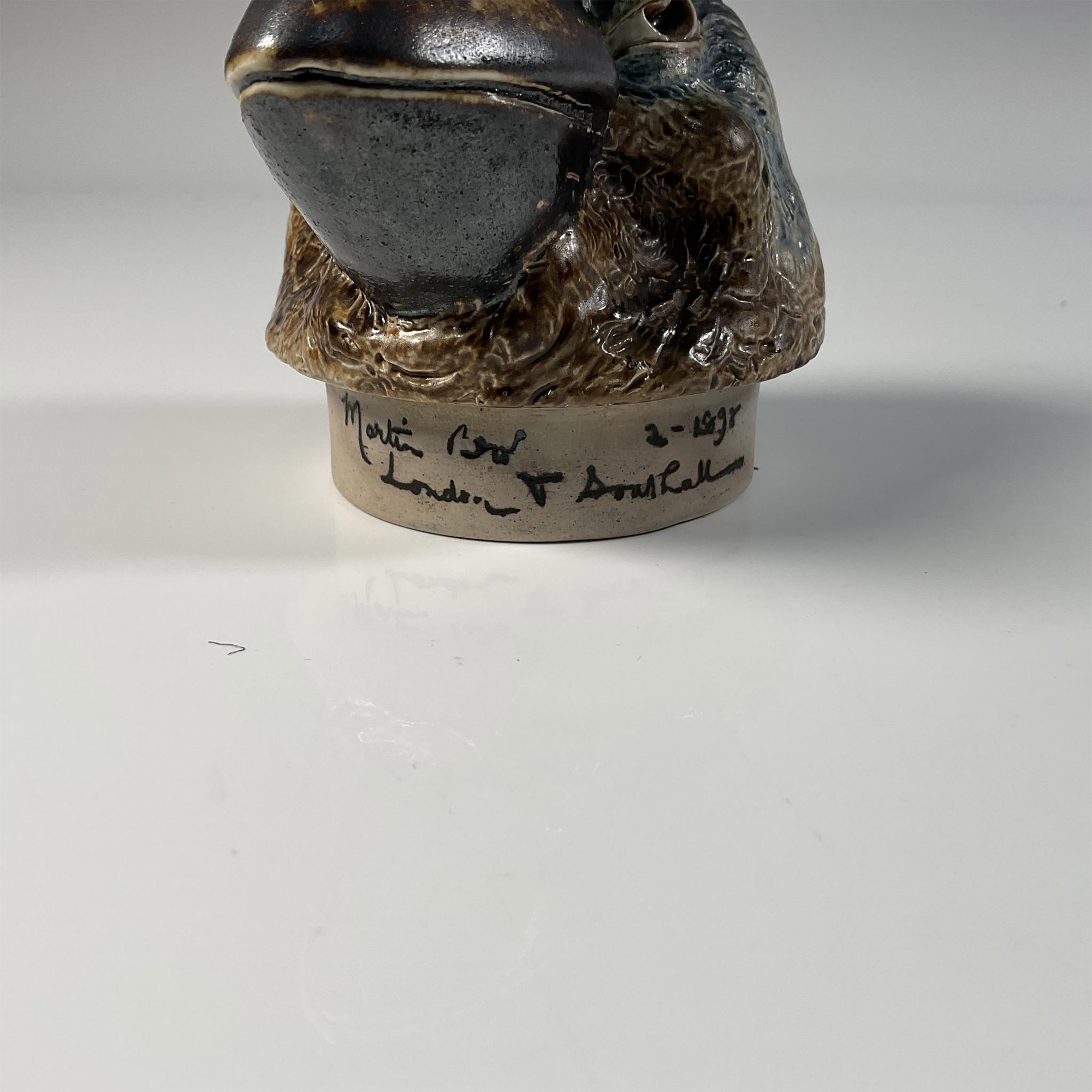 Rare Martin Brothers Stoneware Figural Grotesque Bird - Image 5 of 6