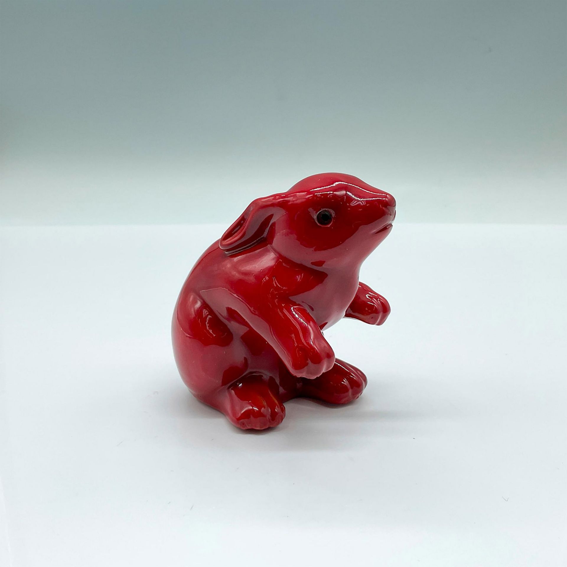Bernard Moore Pottery Flambe Rabbit Figurine - Bild 2 aus 3