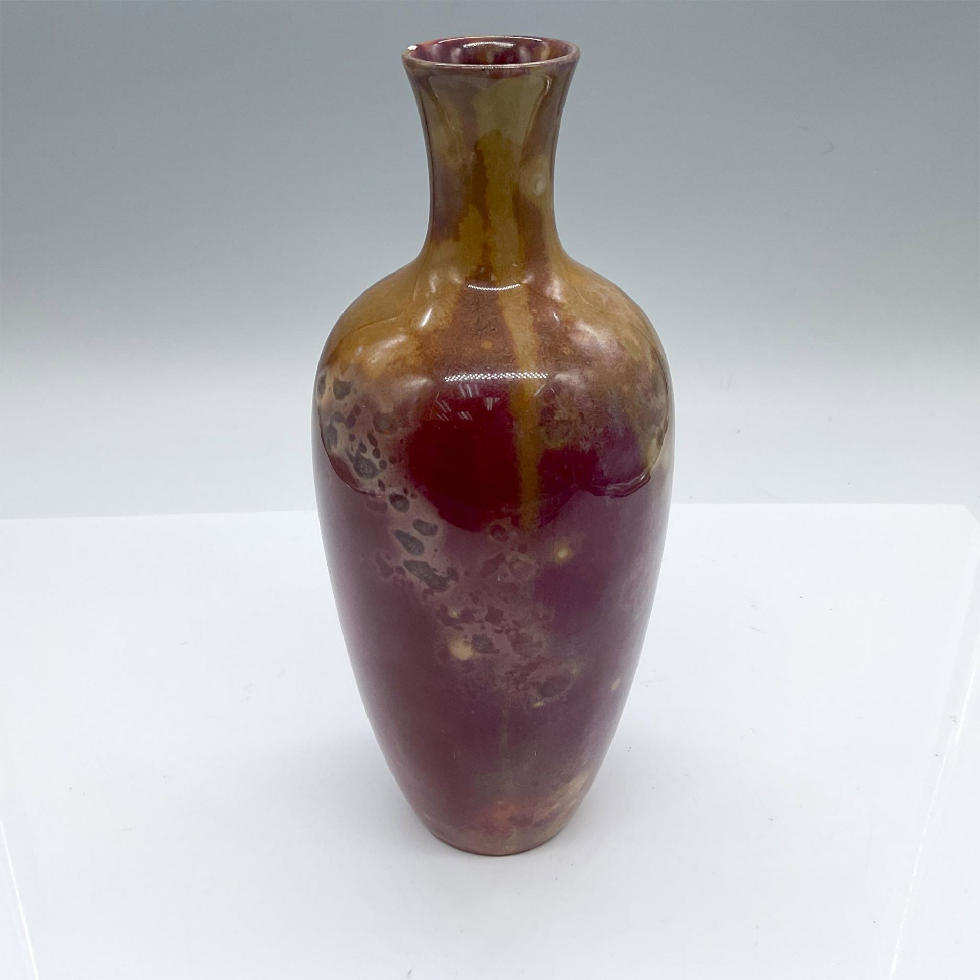 Royal Doulton Flambe Mottled Vase - Bild 2 aus 6
