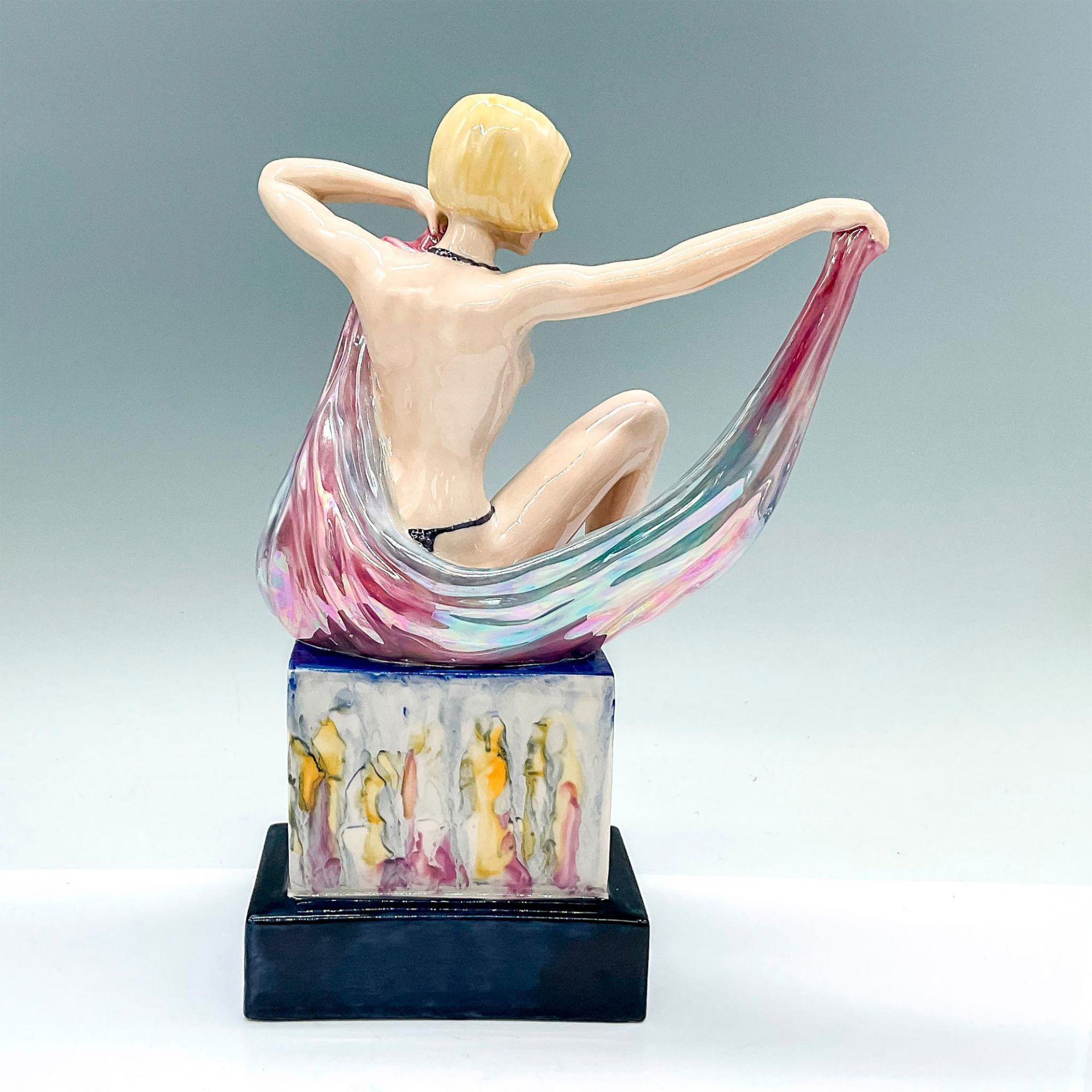 Peggy Davies Ceramic Art Deco Figurine, Laura - Bild 2 aus 3