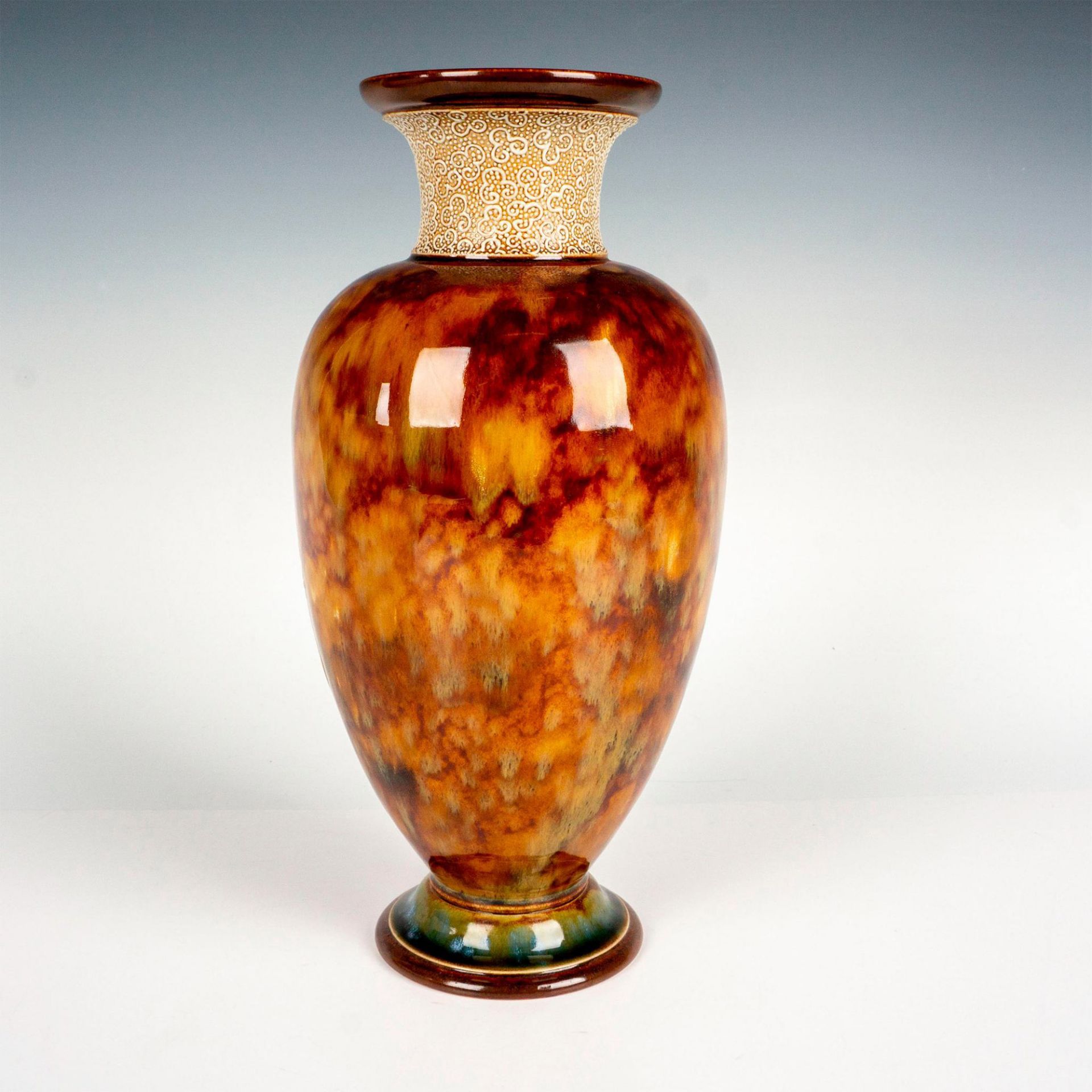 Doulton Lambeth Florence Barlow Stoneware Bird Vase - Bild 2 aus 5