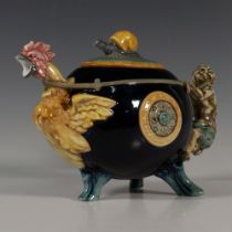 Minton Archive Limited Edition Cockerel and Monkey Teapot