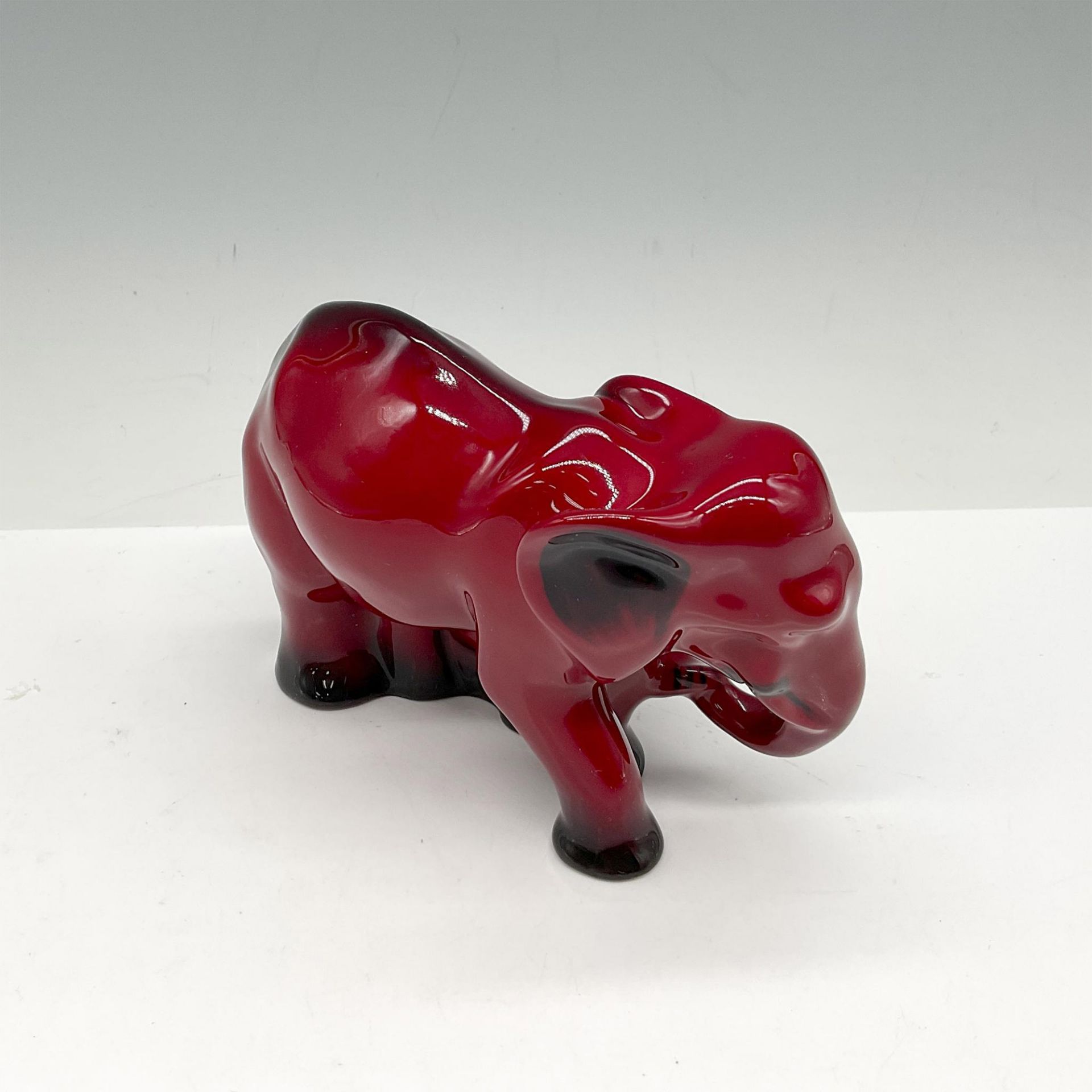 Royal Doulton Flambe Figurine, Elephant and Young HN3548 - Image 2 of 4