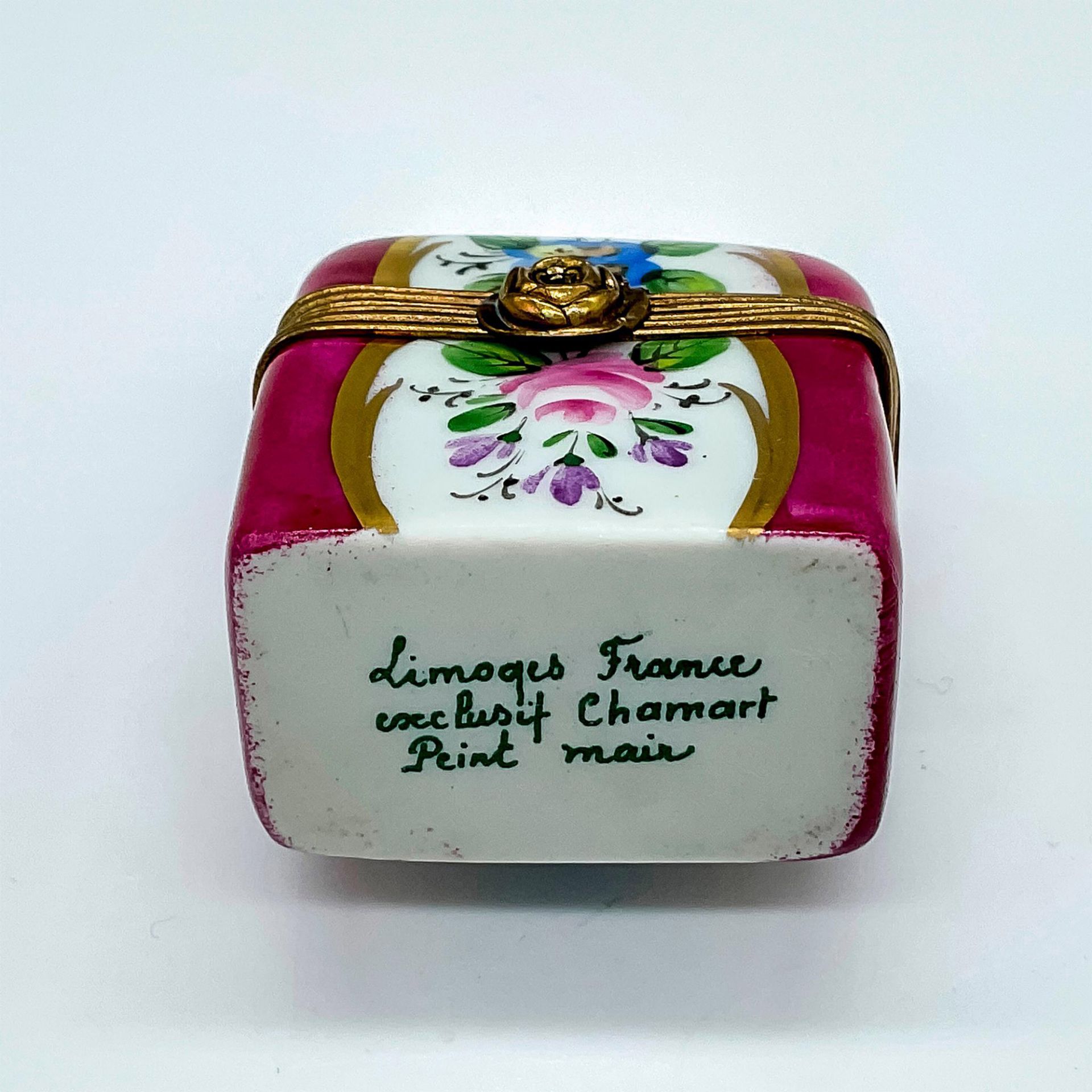 Chamart Limoges Porcelain Perfume Holder Box - Image 3 of 3