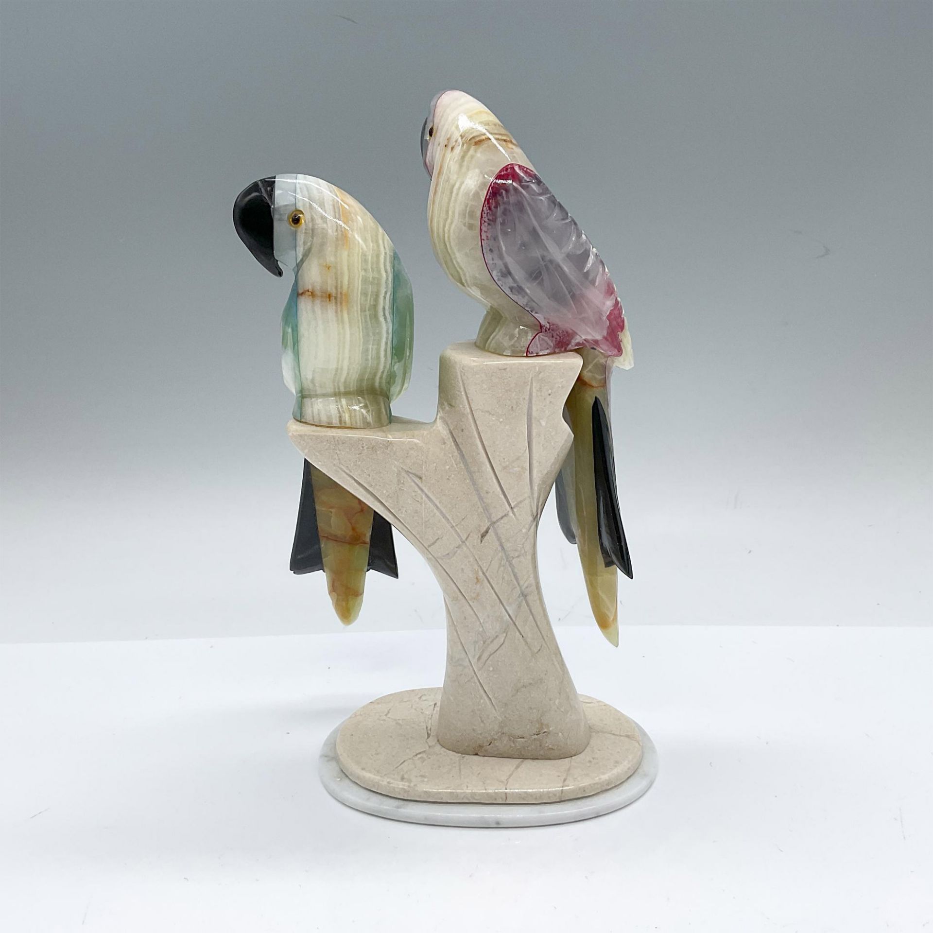 Vintage Stone Birds Figurine - Bild 2 aus 3