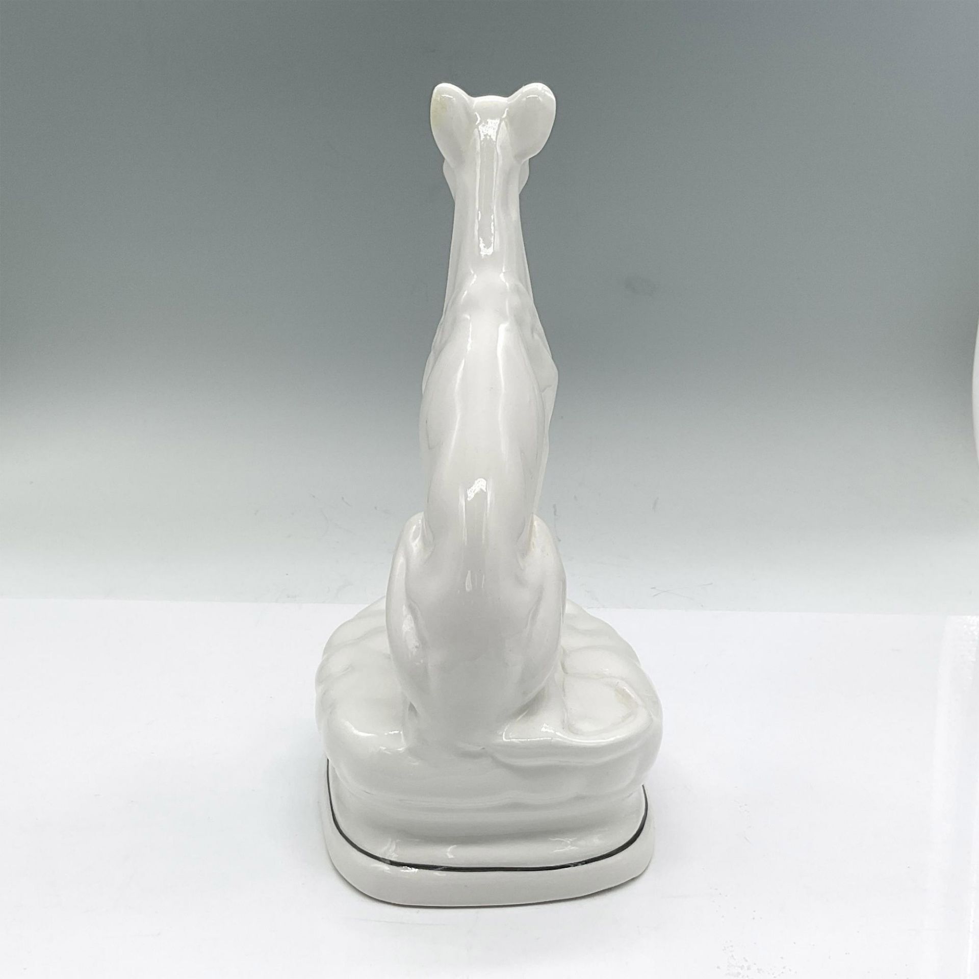 Vintage Porcelain Figure, White Whippet - Bild 3 aus 4