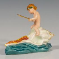 Minton Porcelain Figurine, L'enfant A La Pagaie