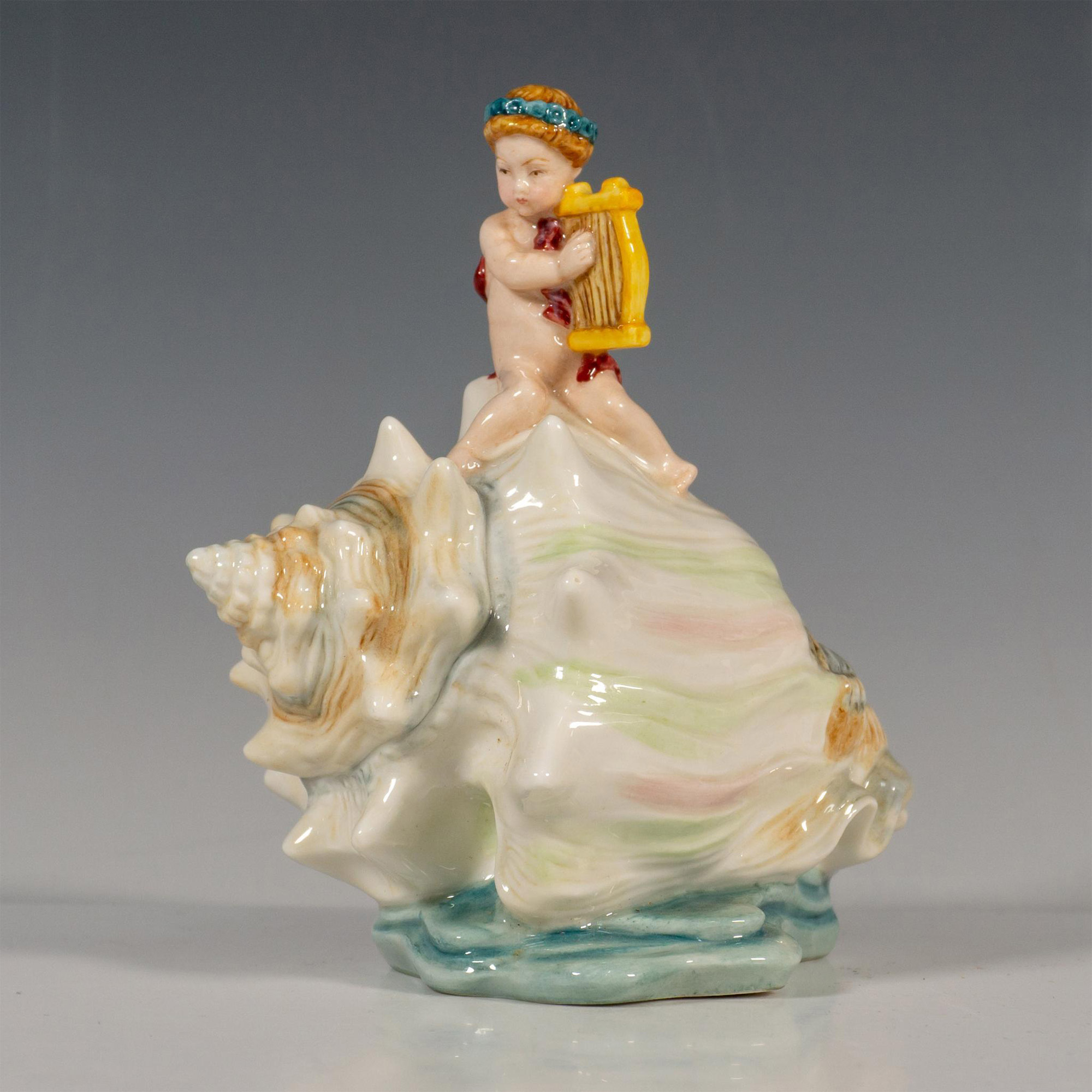 Minton Porcelain Figurine, L'enfant A La Lyre