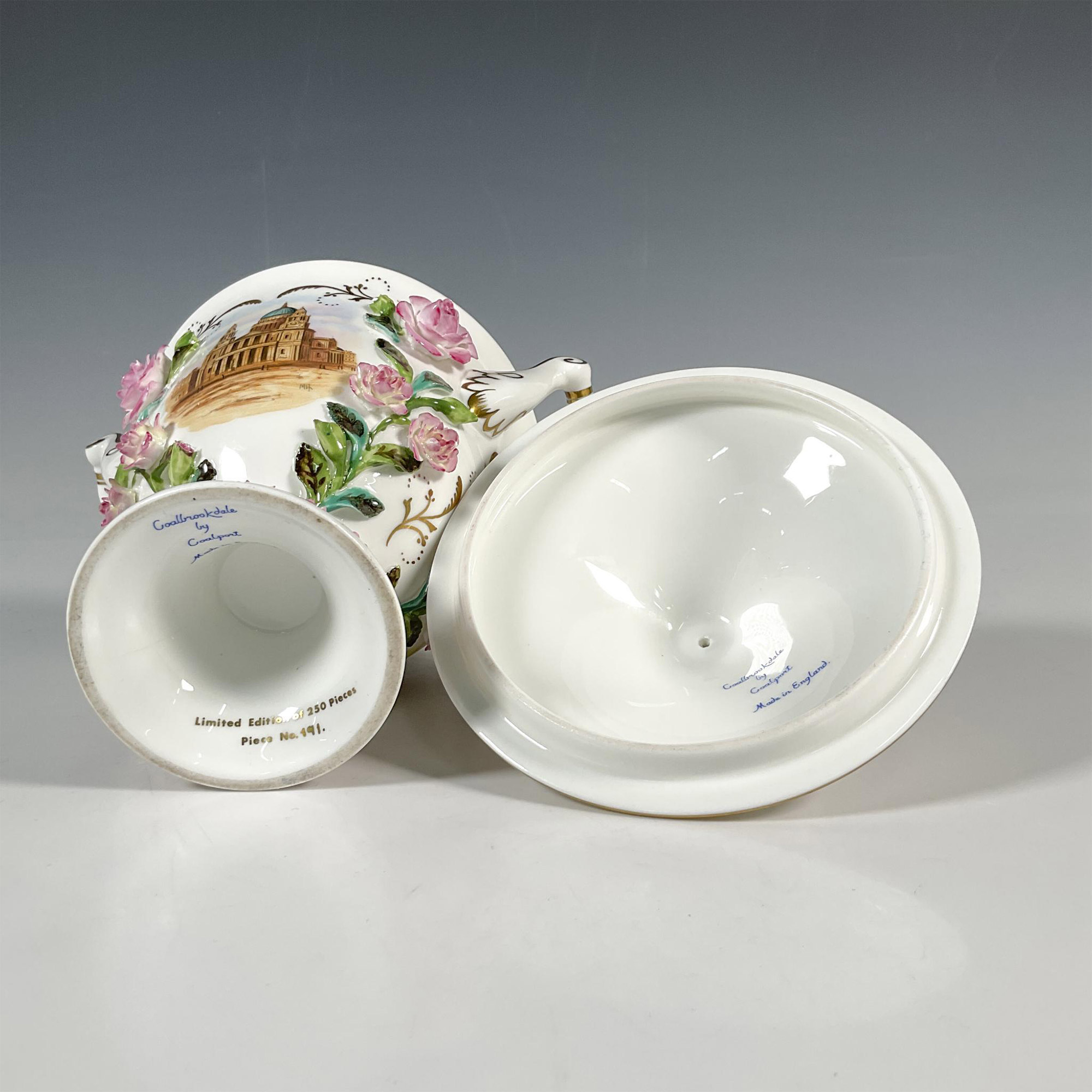 Coalport Porcelain Covered Trophy Jar - Image 4 of 6