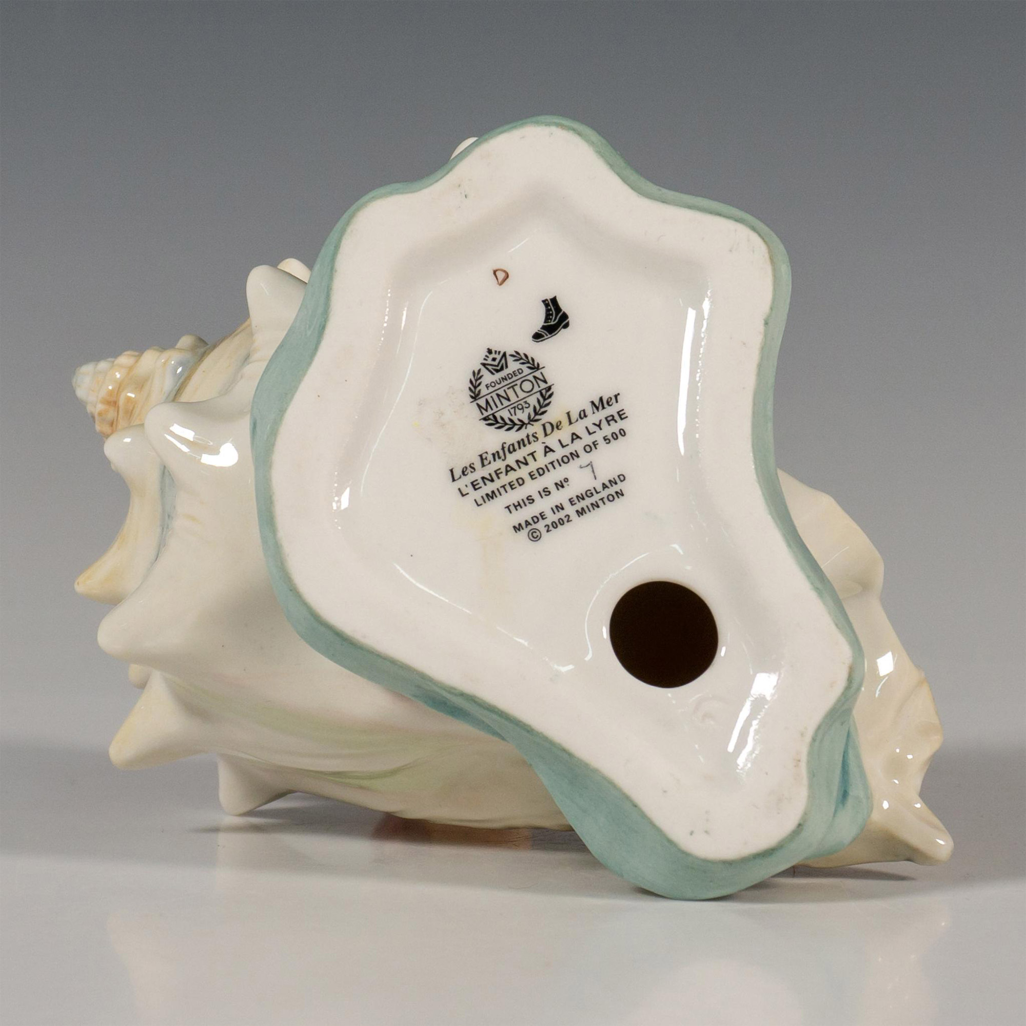 Minton Porcelain Figurine, L'enfant A La Lyre - Image 5 of 5