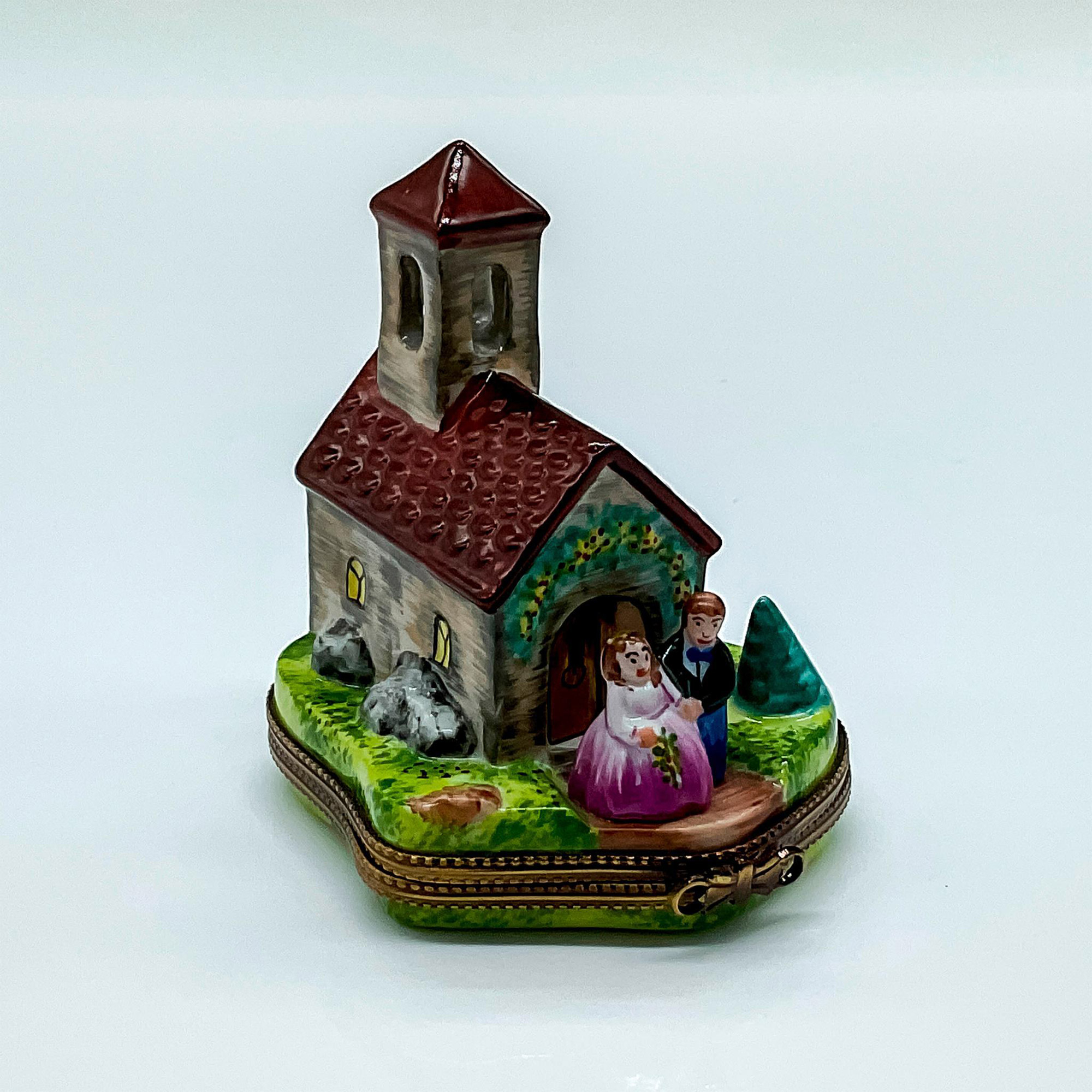 Elda Creations Limoges Porcelain Chapel Box