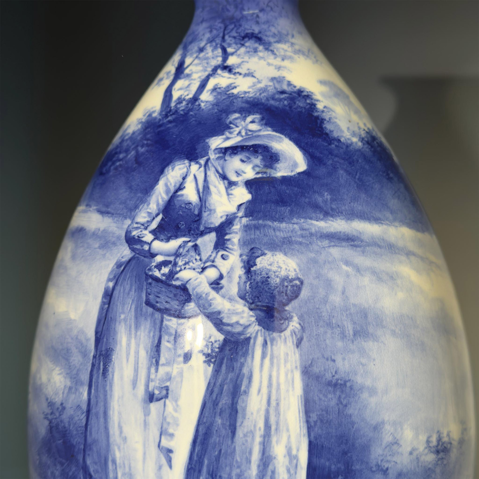 Royal Doulton Blue Children Seriesware Vase - Image 3 of 5