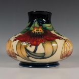 Moorcroft Pottery Anna Lily Squat Vase