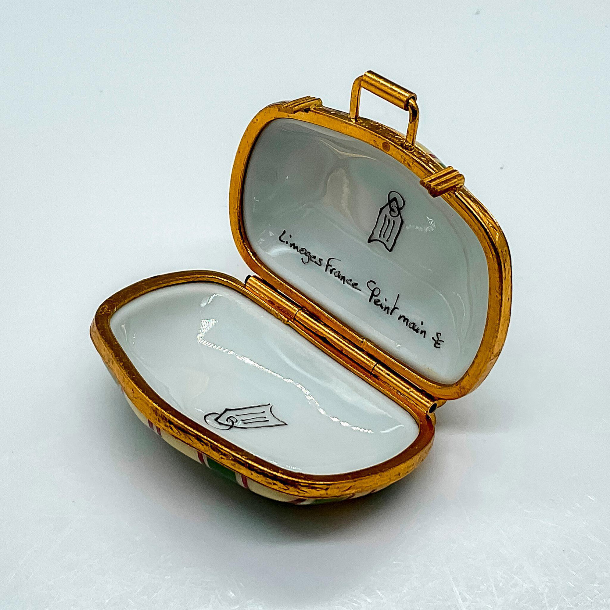 Limoges SE Porcelain Suitcase Box - Image 2 of 2